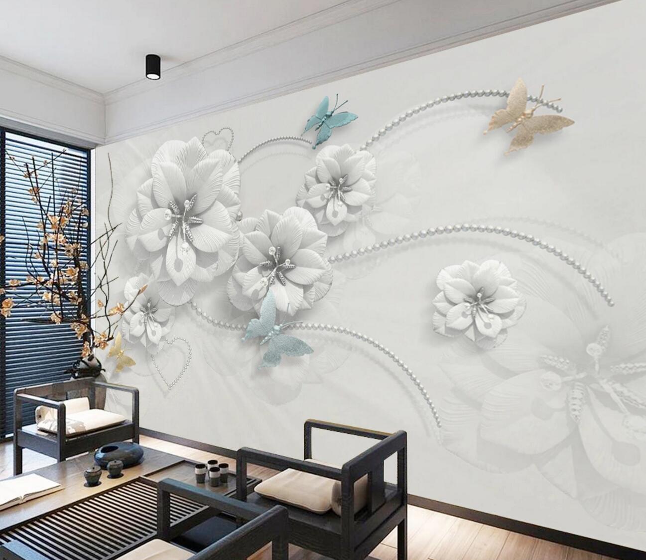 3D Butterfly Fly WC2736 Wall Murals