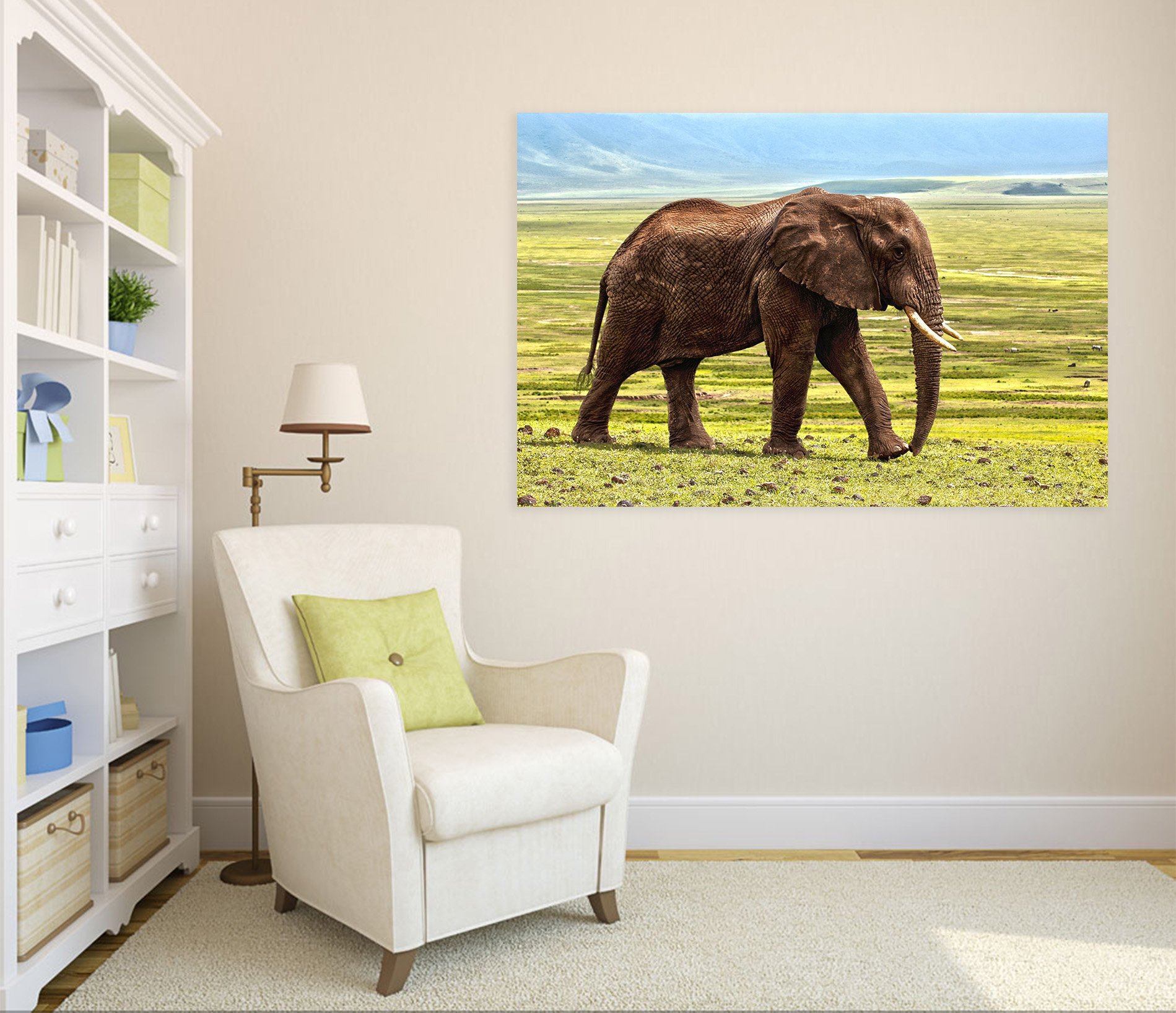 3D Elephant 45 Animal Wall Stickers Wallpaper AJ Wallpaper 2 