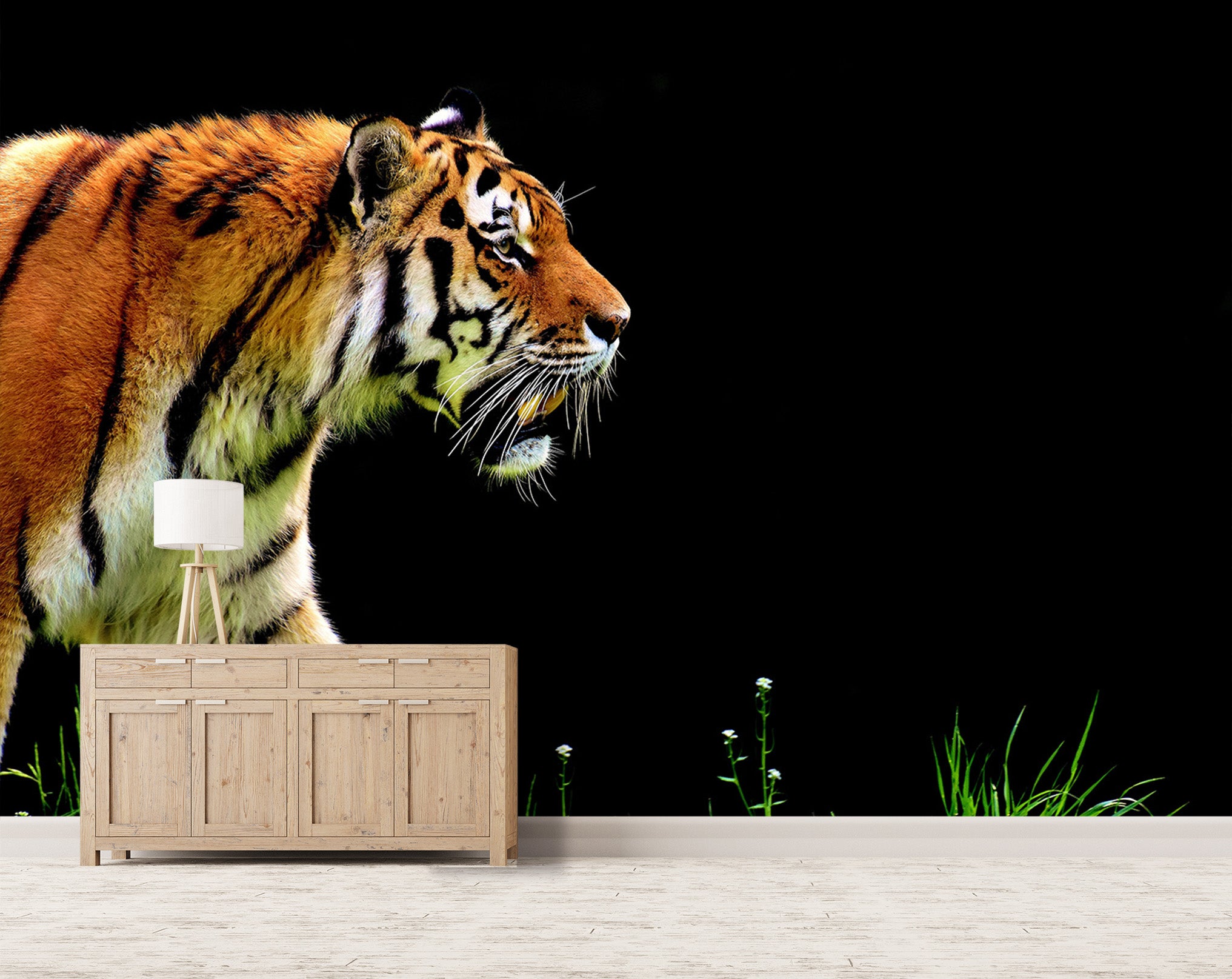 3D Tiger Mighty 270 Wall Murals