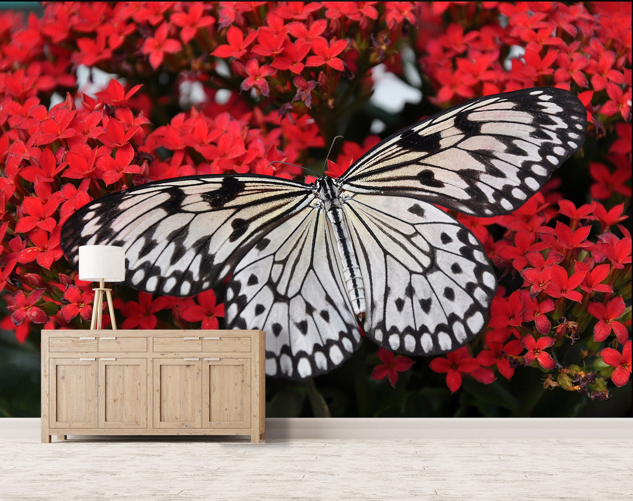 3D Black Butterfly 145 Wall Murals