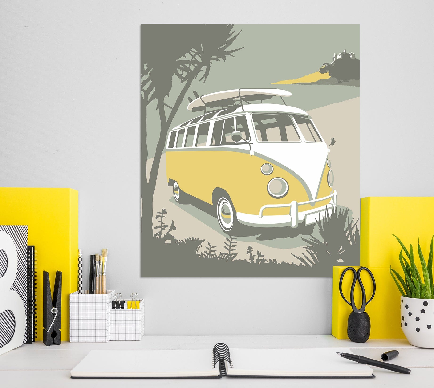 3D Marazion Camper 033 Steve Read Wall Sticker Wallpaper AJ Wallpaper 2 