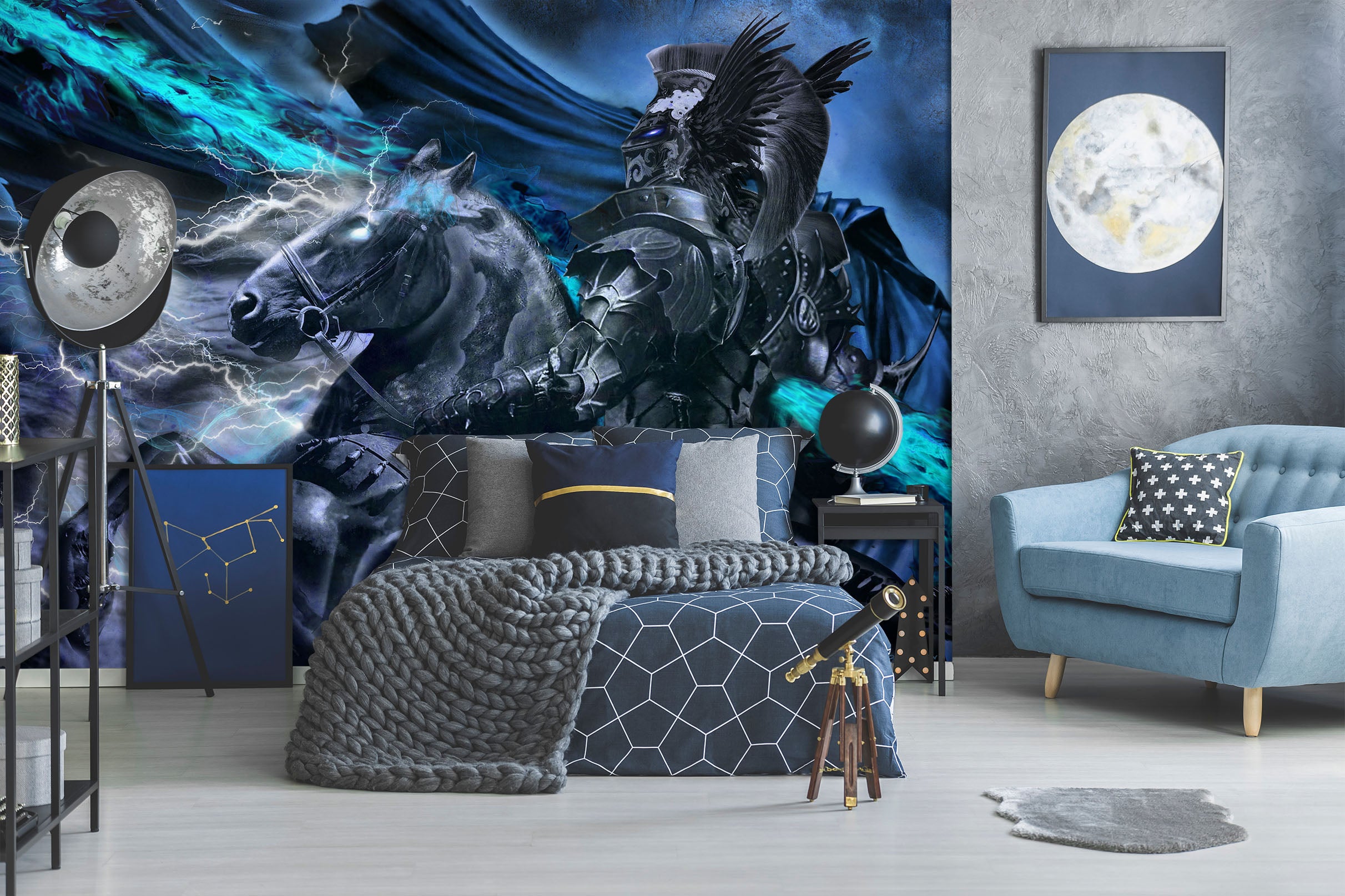 3D Black Knight 8110 Ruth Thompson Wall Mural Wall Murals