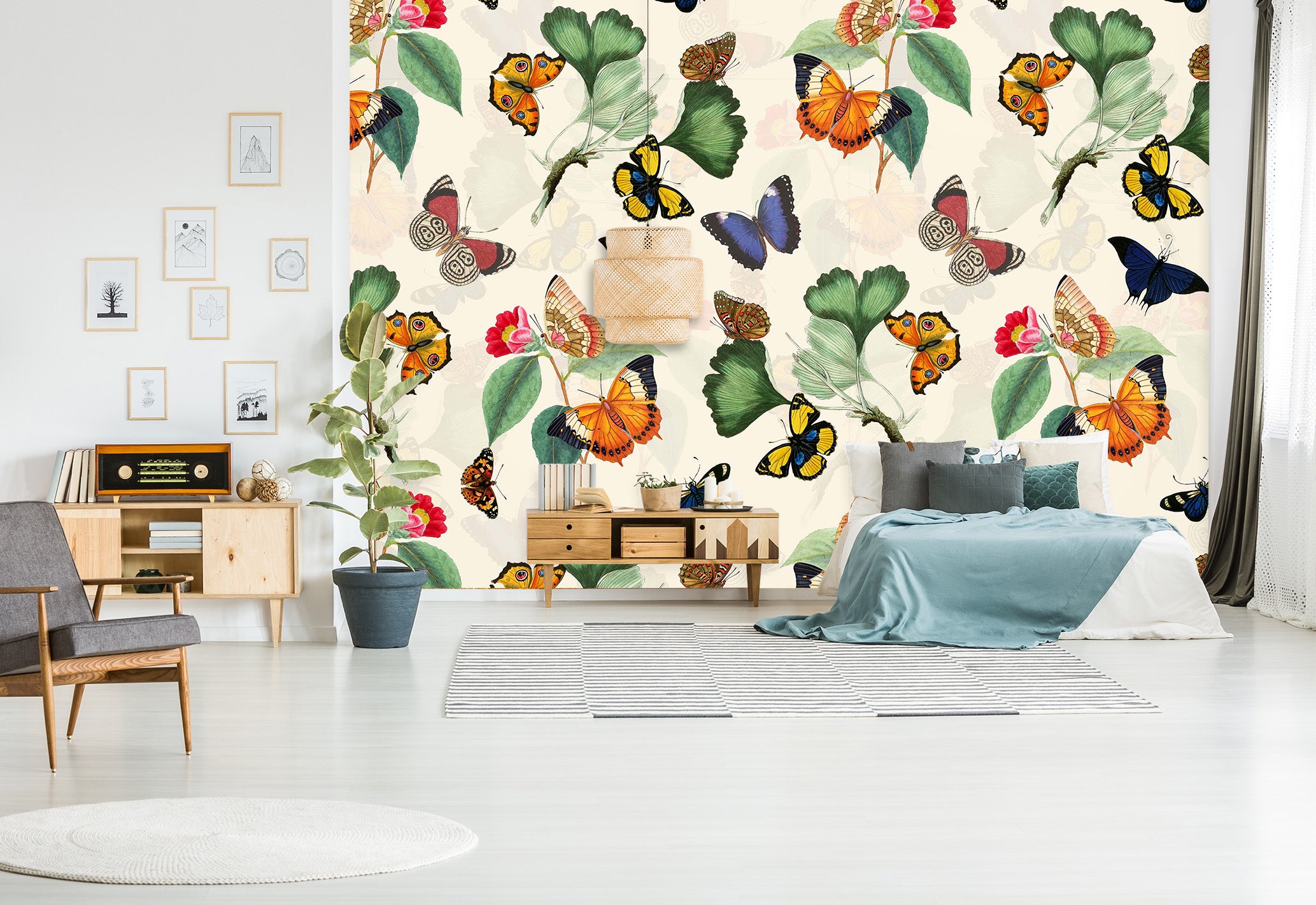 3D Color Butterfly 135 Uta Naumann Wall Mural Wall Murals