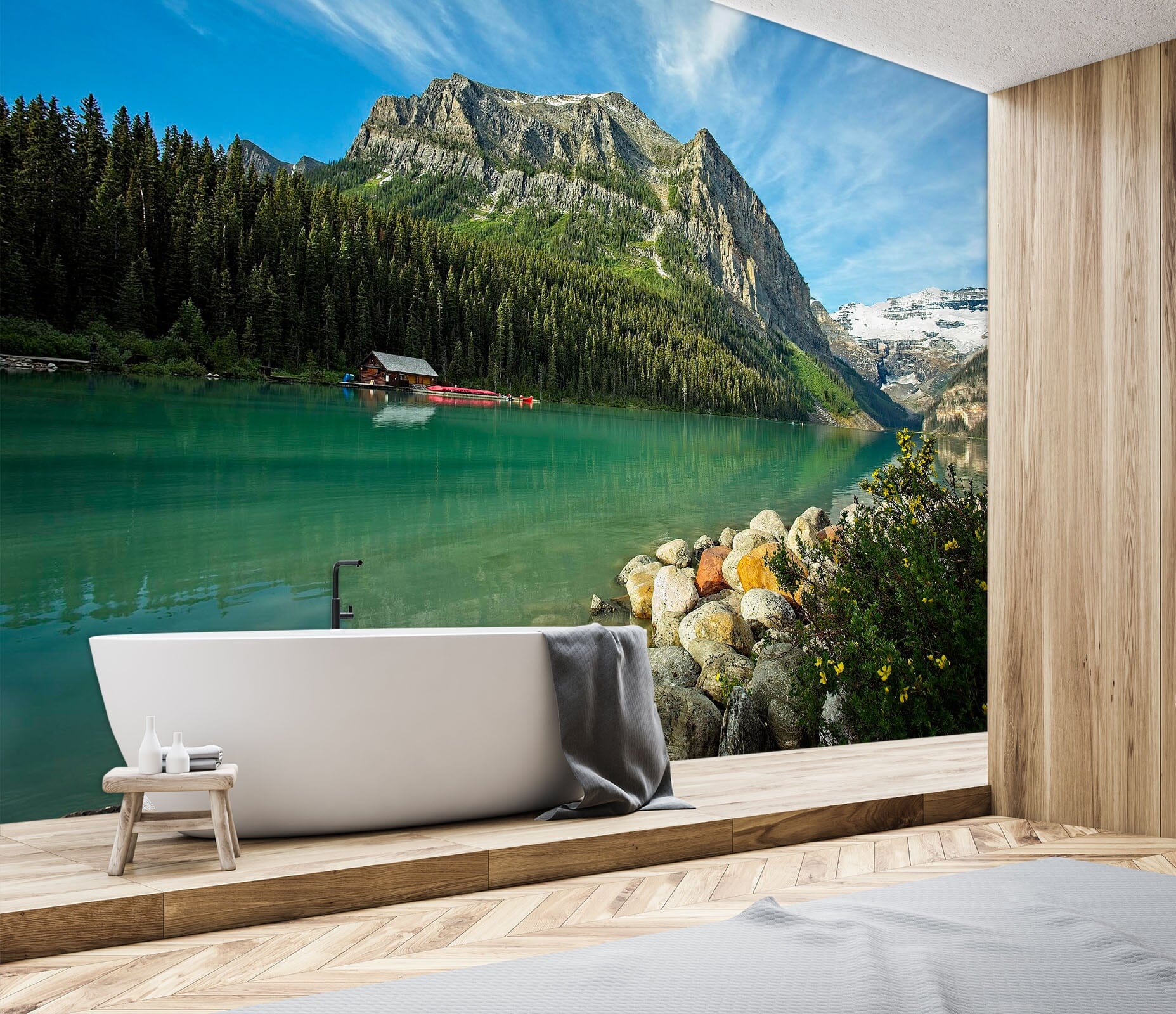 3D Lake Wildflowers 114 Kathy Barefield Wall Mural Wall Murals Wallpaper AJ Wallpaper 2 