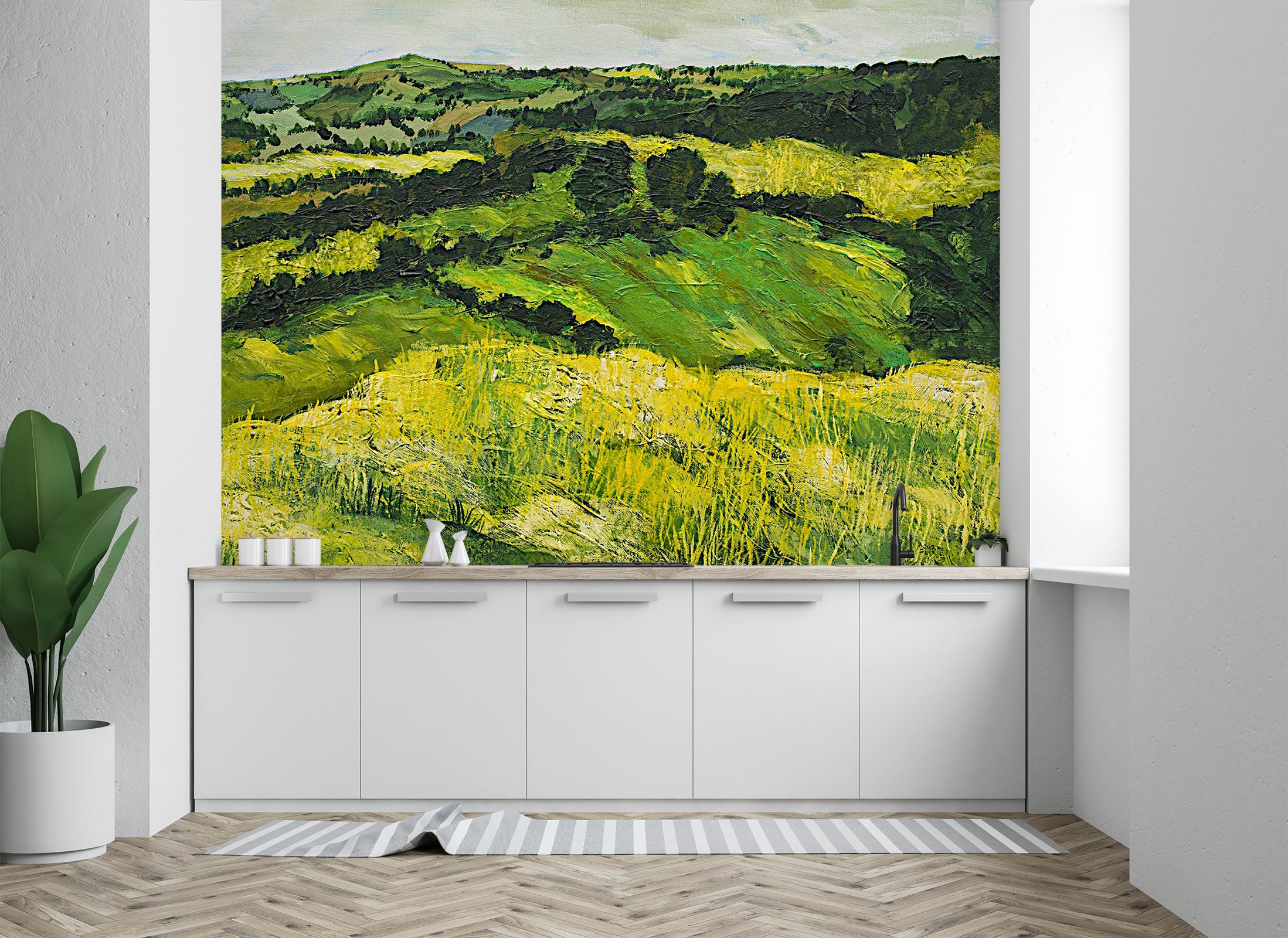 3D Grass Path 184 Allan P. Friedlander Wall Mural Wall Murals