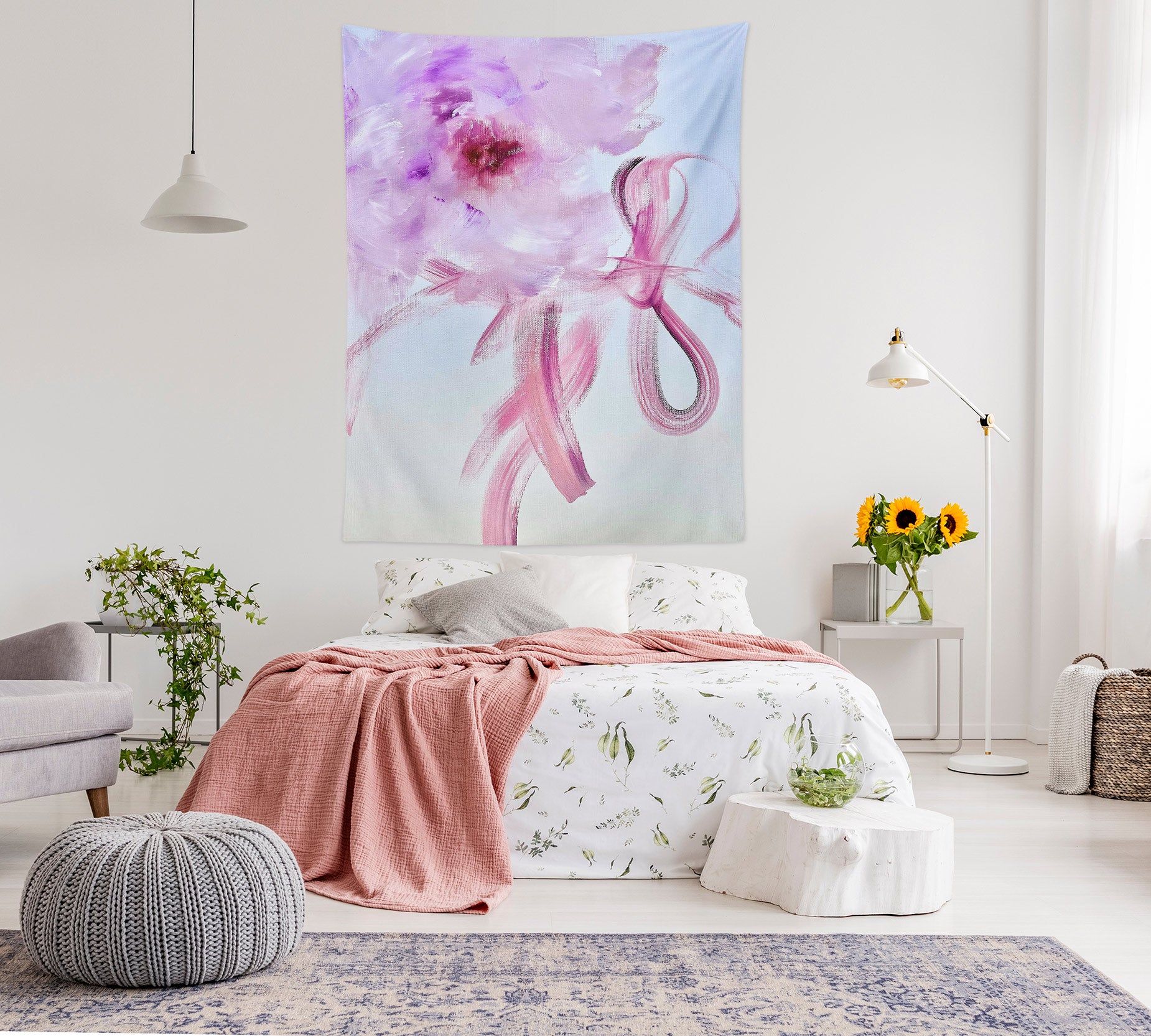 3D Pink Purple 3466 Skromova Marina Tapestry Hanging Cloth Hang