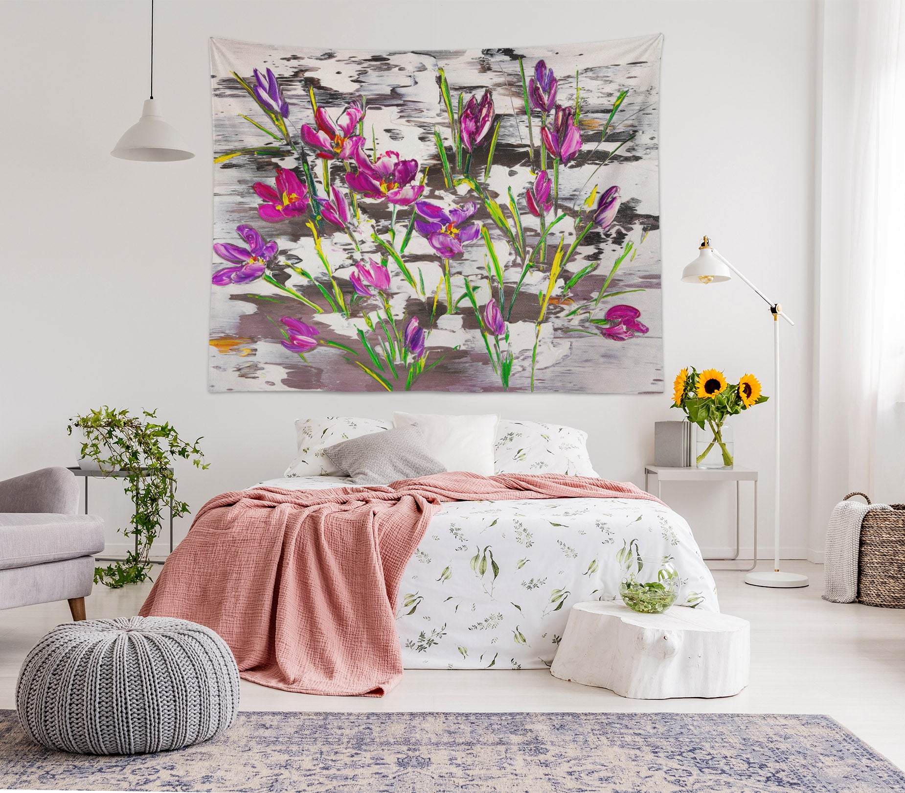 3D Cute Wildflowers 3545 Skromova Marina Tapestry Hanging Cloth Hang