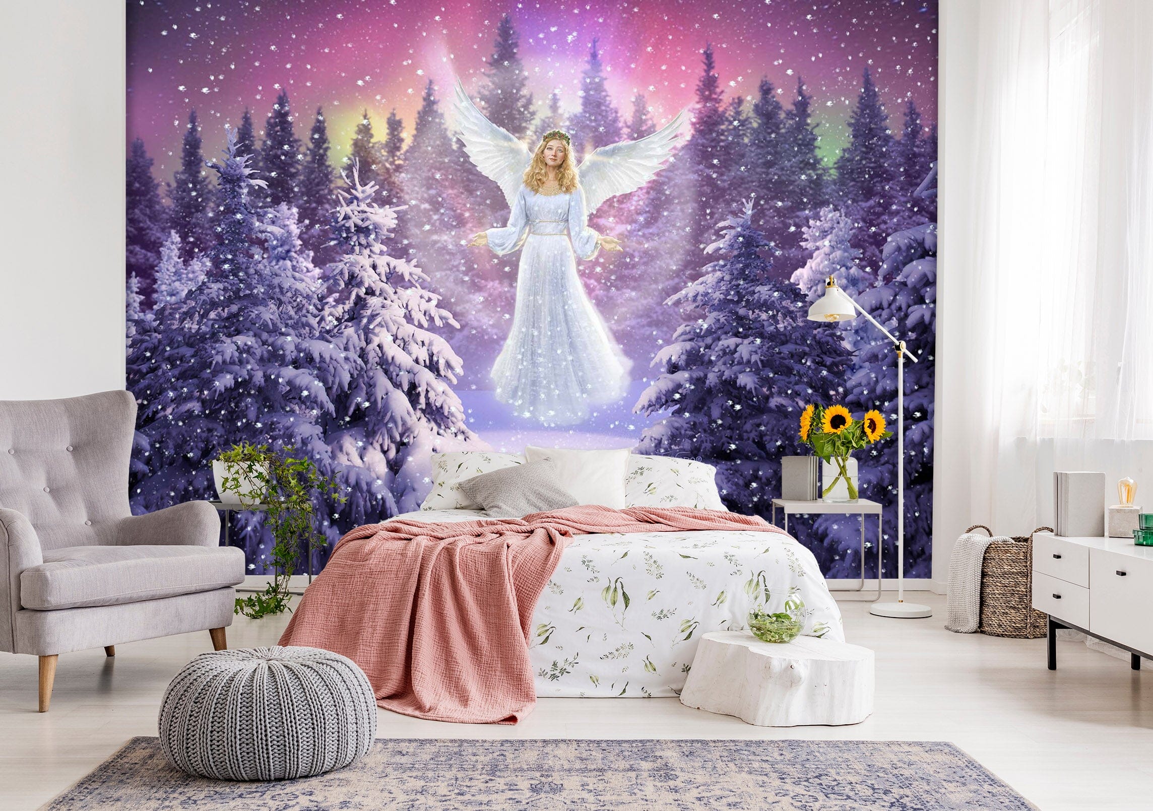 3D Snow Angel 113 Jerry LoFaro Wall Mural Wall Murals Wallpaper AJ Wallpaper 2 