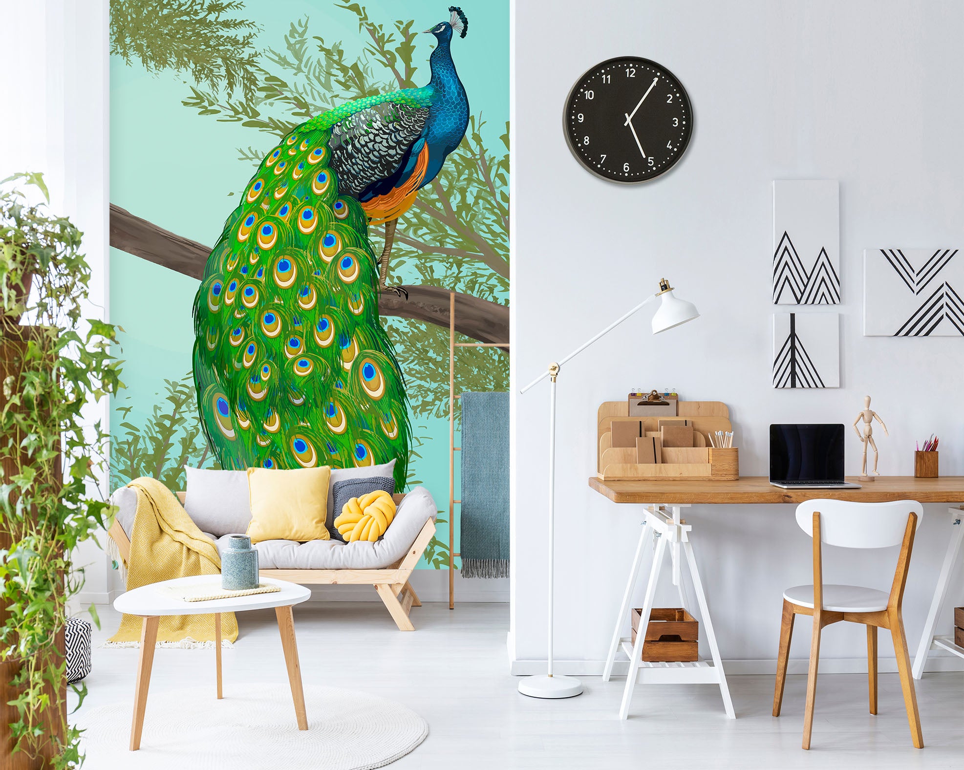 3D Peacock 58028 Wall Murals