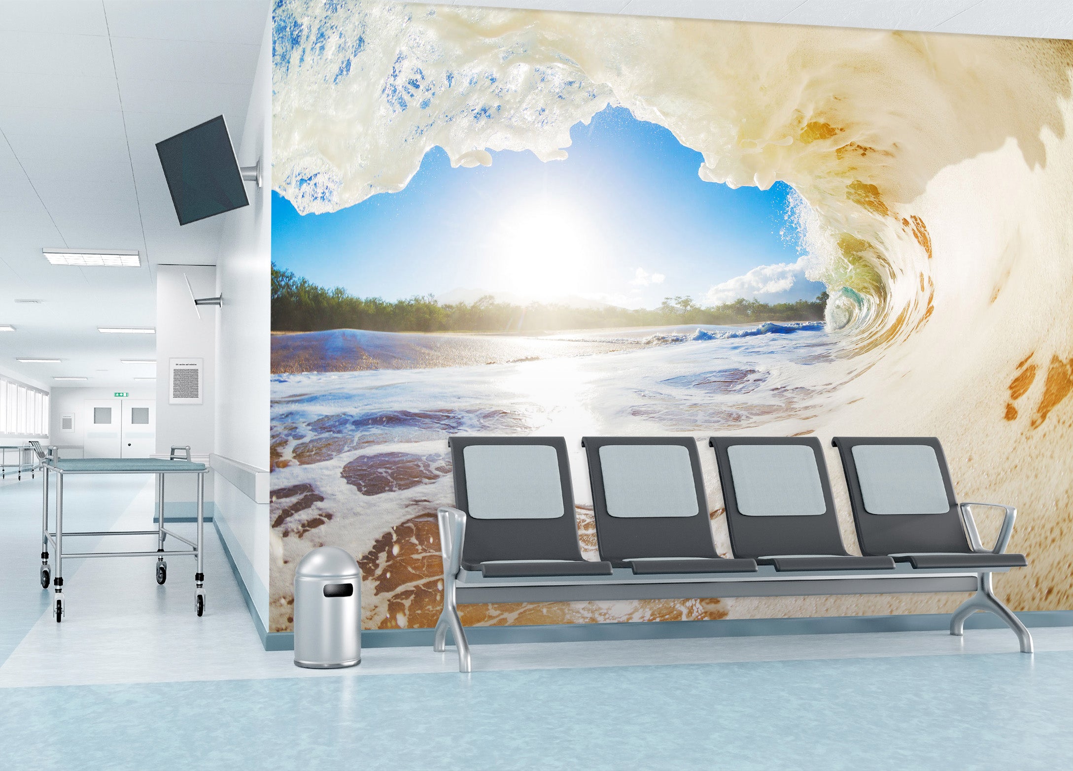 3D Ocean Wave 324 Wall Murals