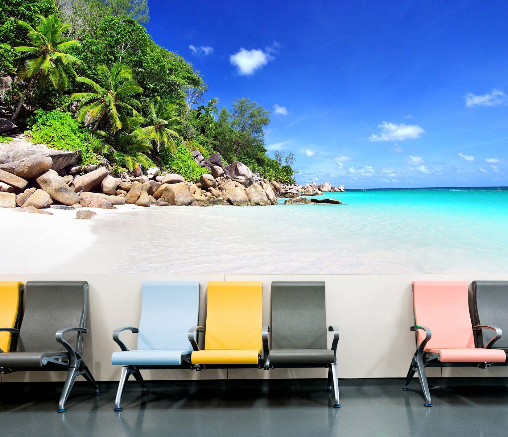 3D Beach Stone 043 Wall Murals Wallpaper AJ Wallpaper 2 