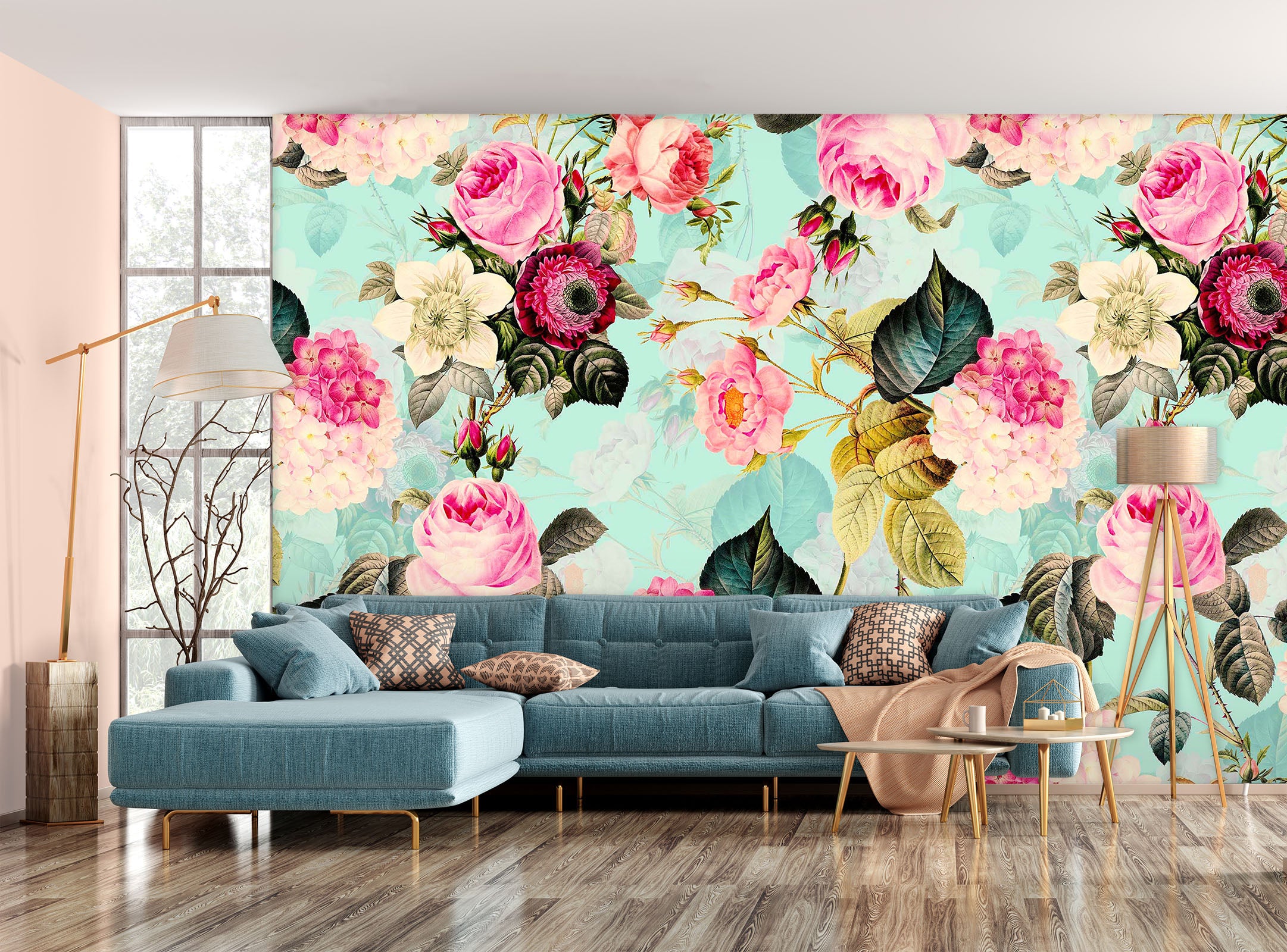 3D Rose Manor 126 Uta Naumann Wall Mural Wall Murals