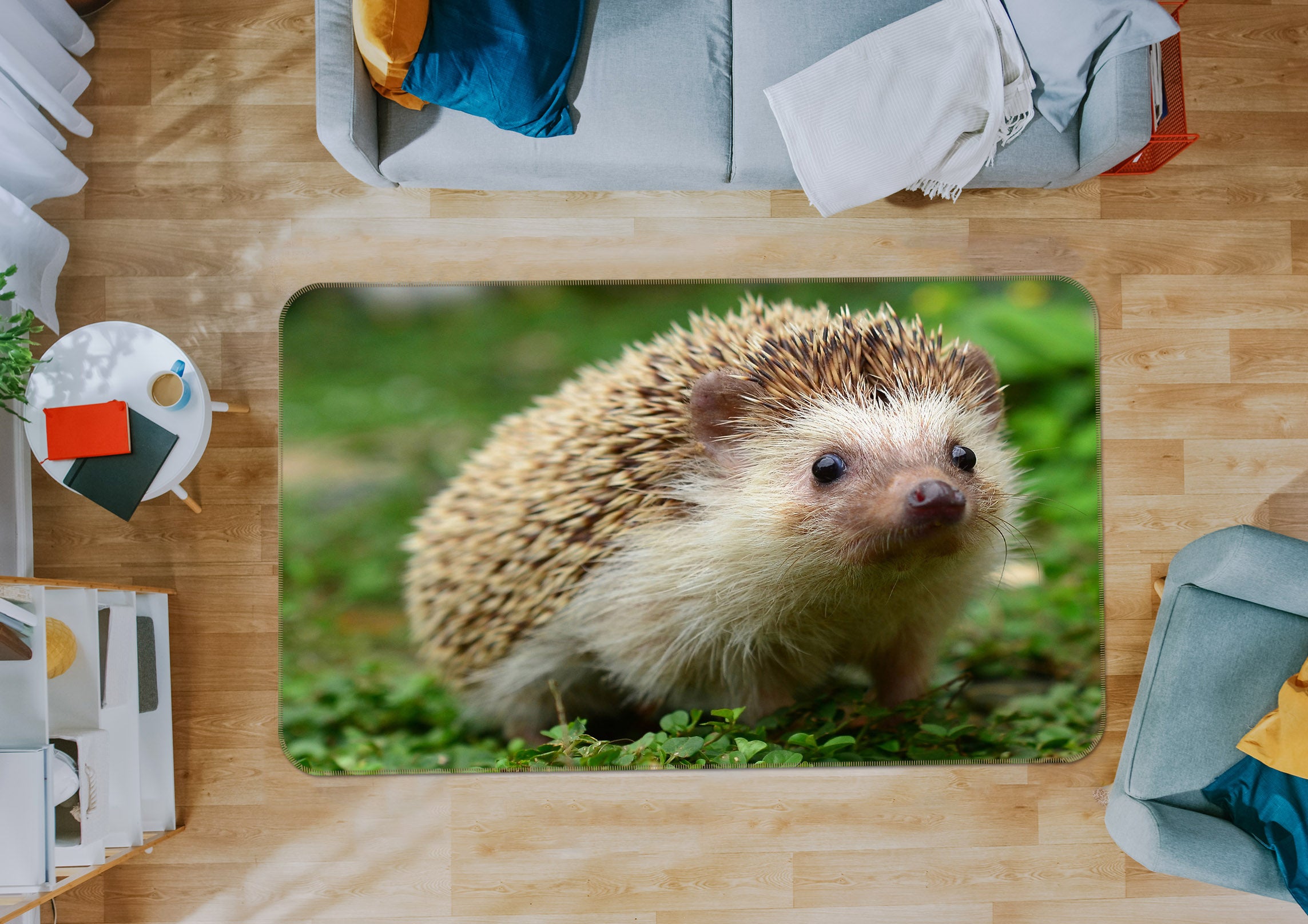 3D Hedgehog 38134 Animal Non Slip Rug Mat