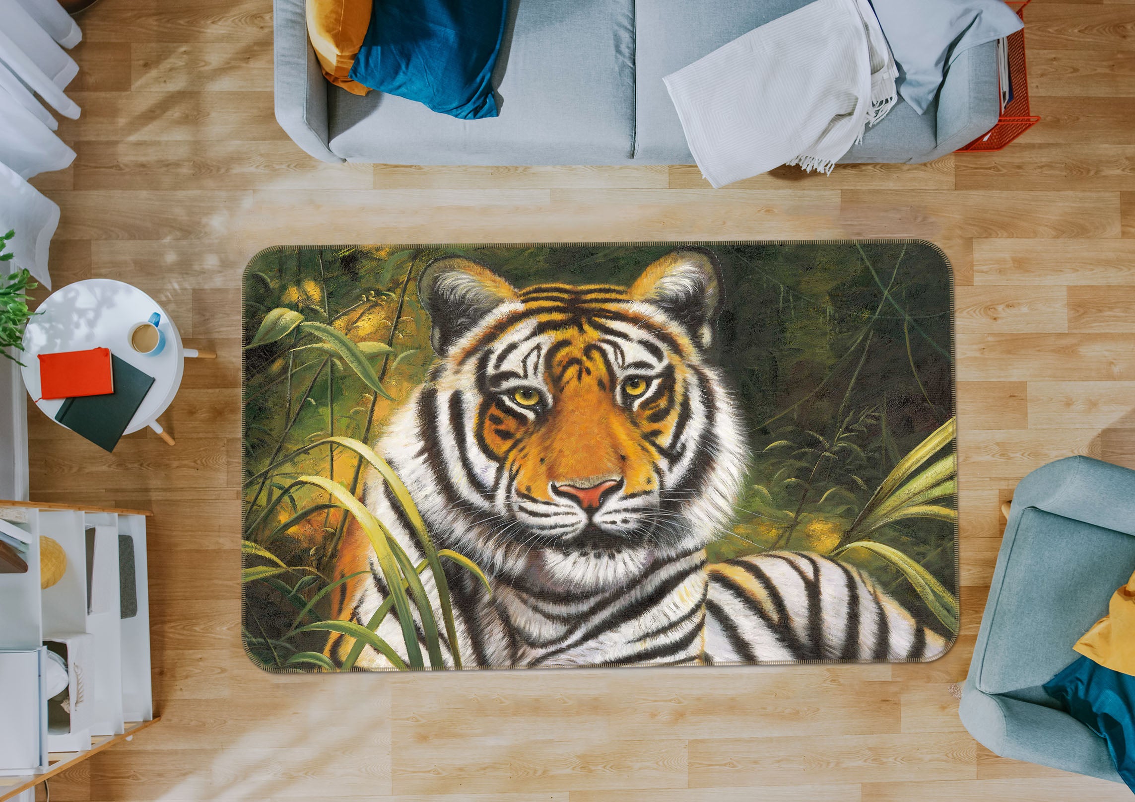 3D Tiger 38158 Animal Non Slip Rug Mat