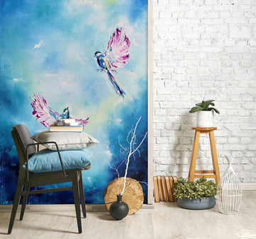 3D Painted Bird 263 Skromova Marina Wall Mural Wall Murals