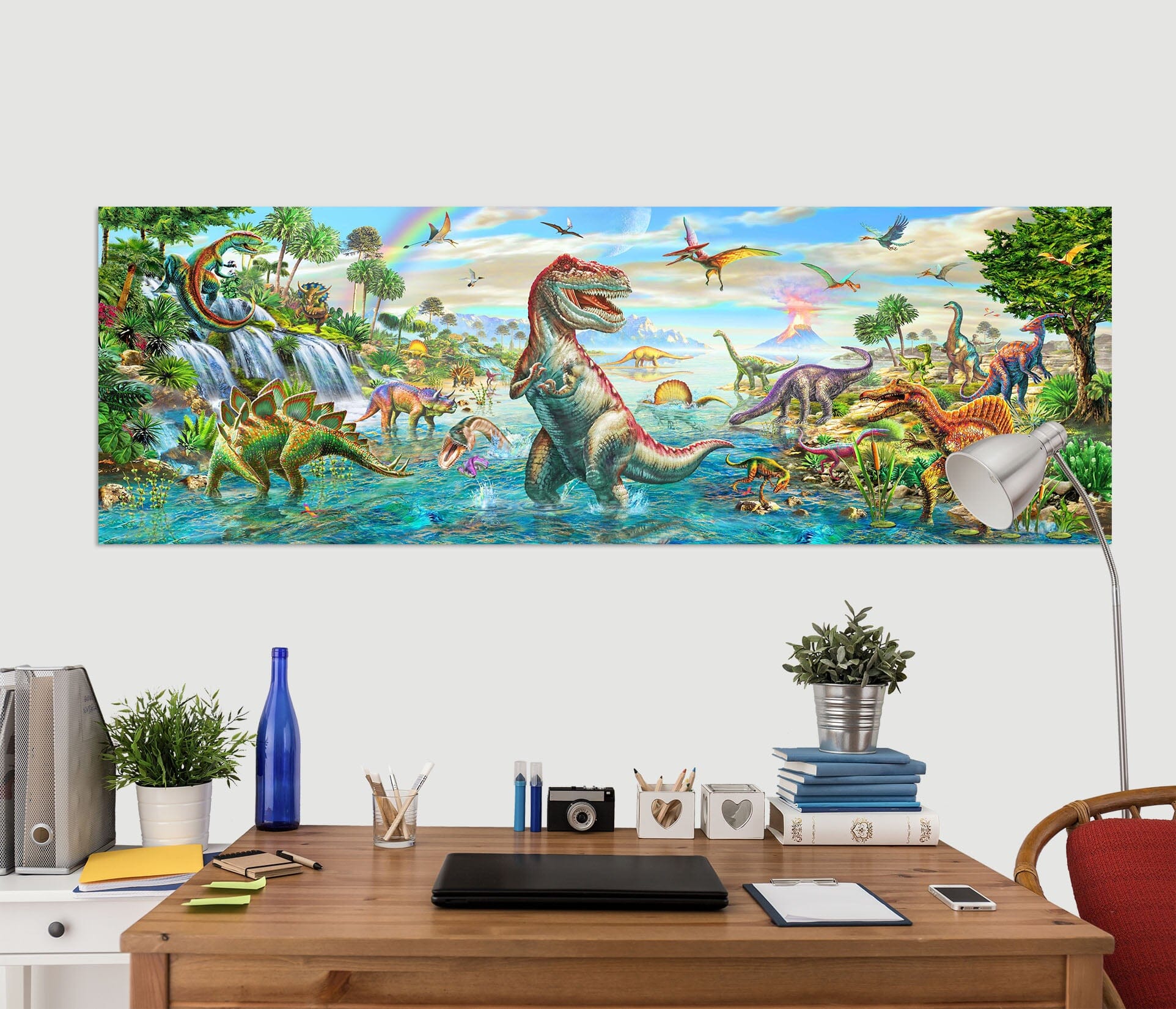 3D Dinosaur World 013 Adrian Chesterman Wall Sticker Wallpaper AJ Wallpaper 2 