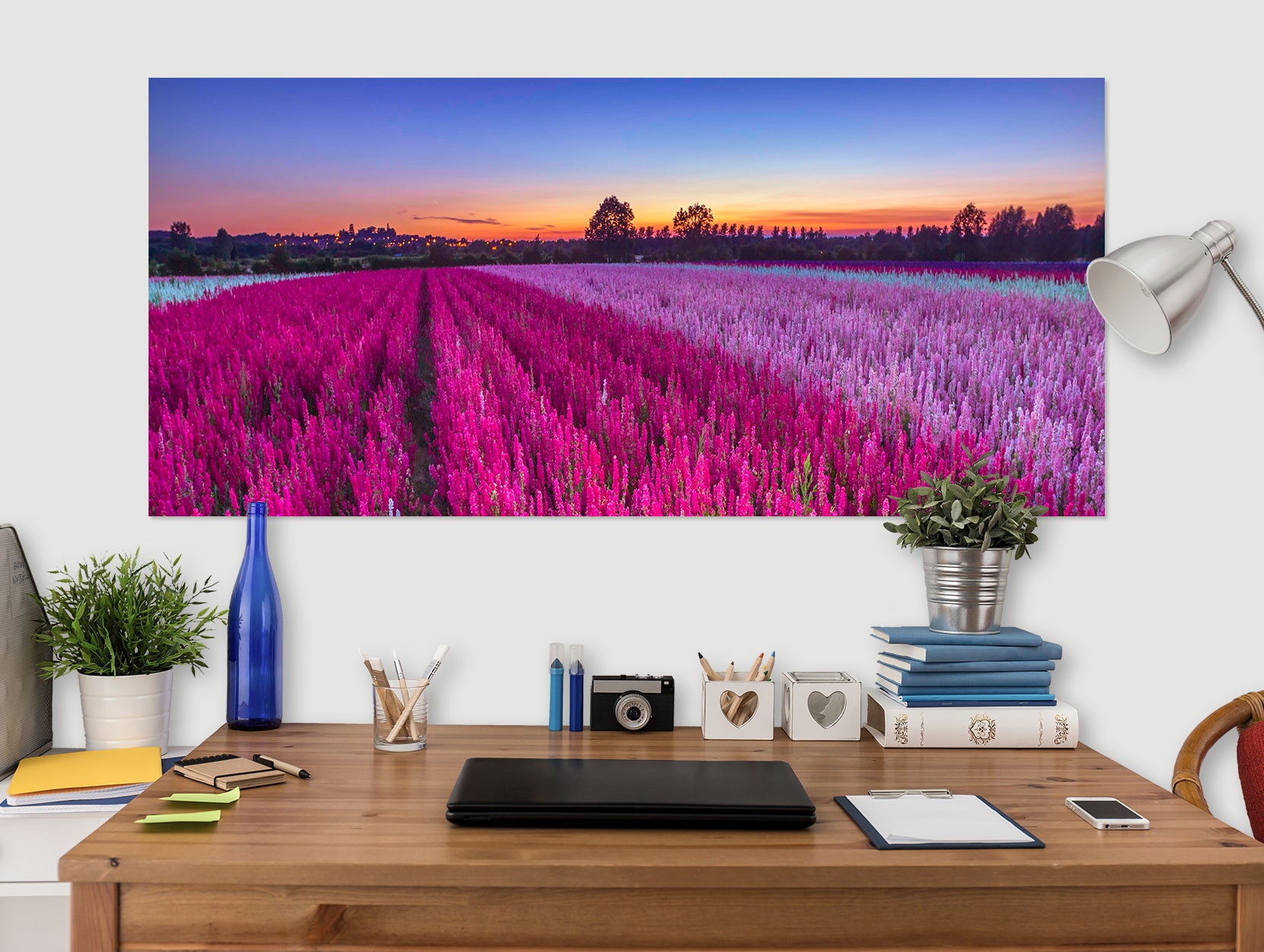 3D Purple Garden 024 Assaf Frank Wall Sticker