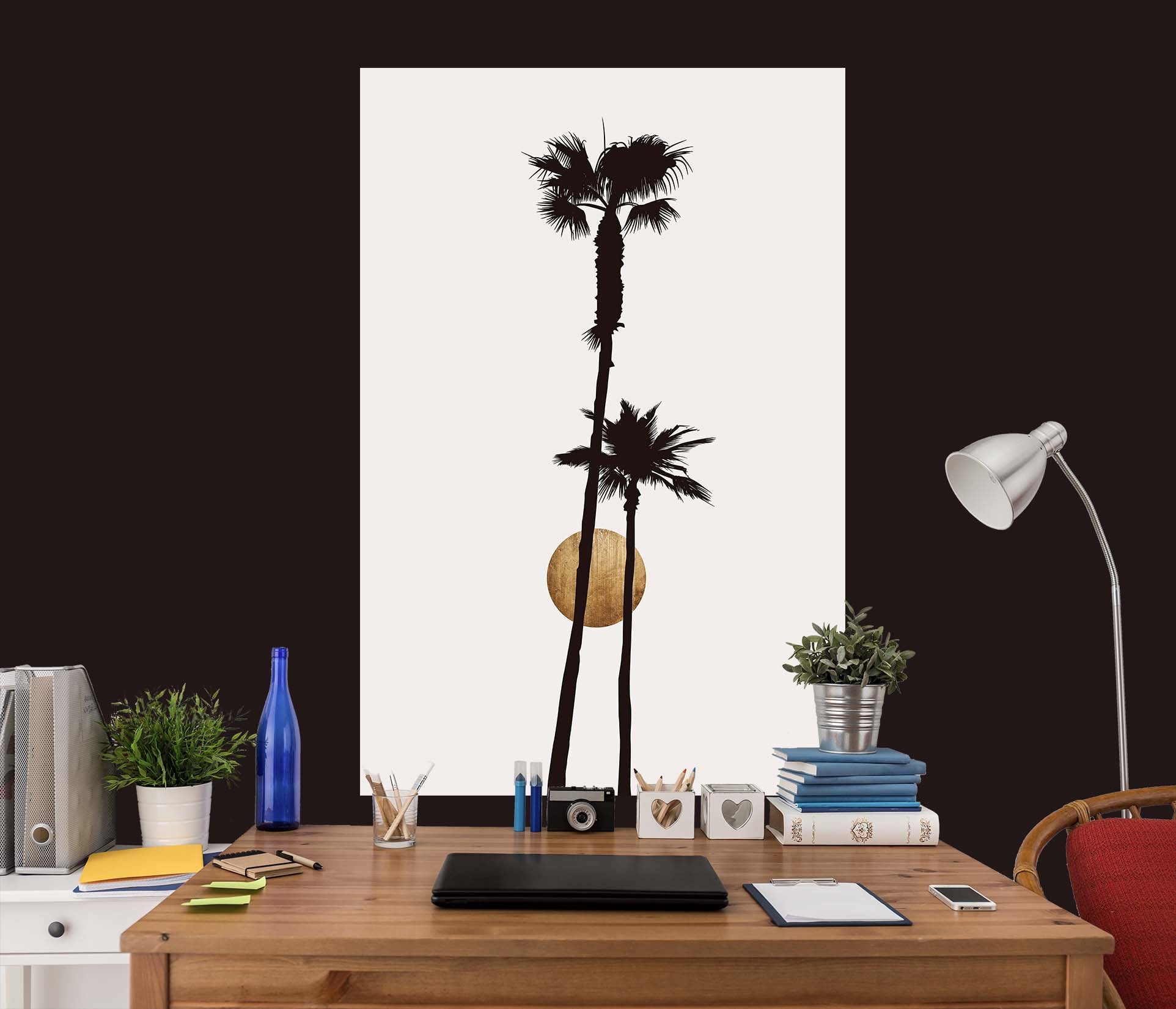 3D Coconut Tree 193 Boris Draschoff Wall Sticker