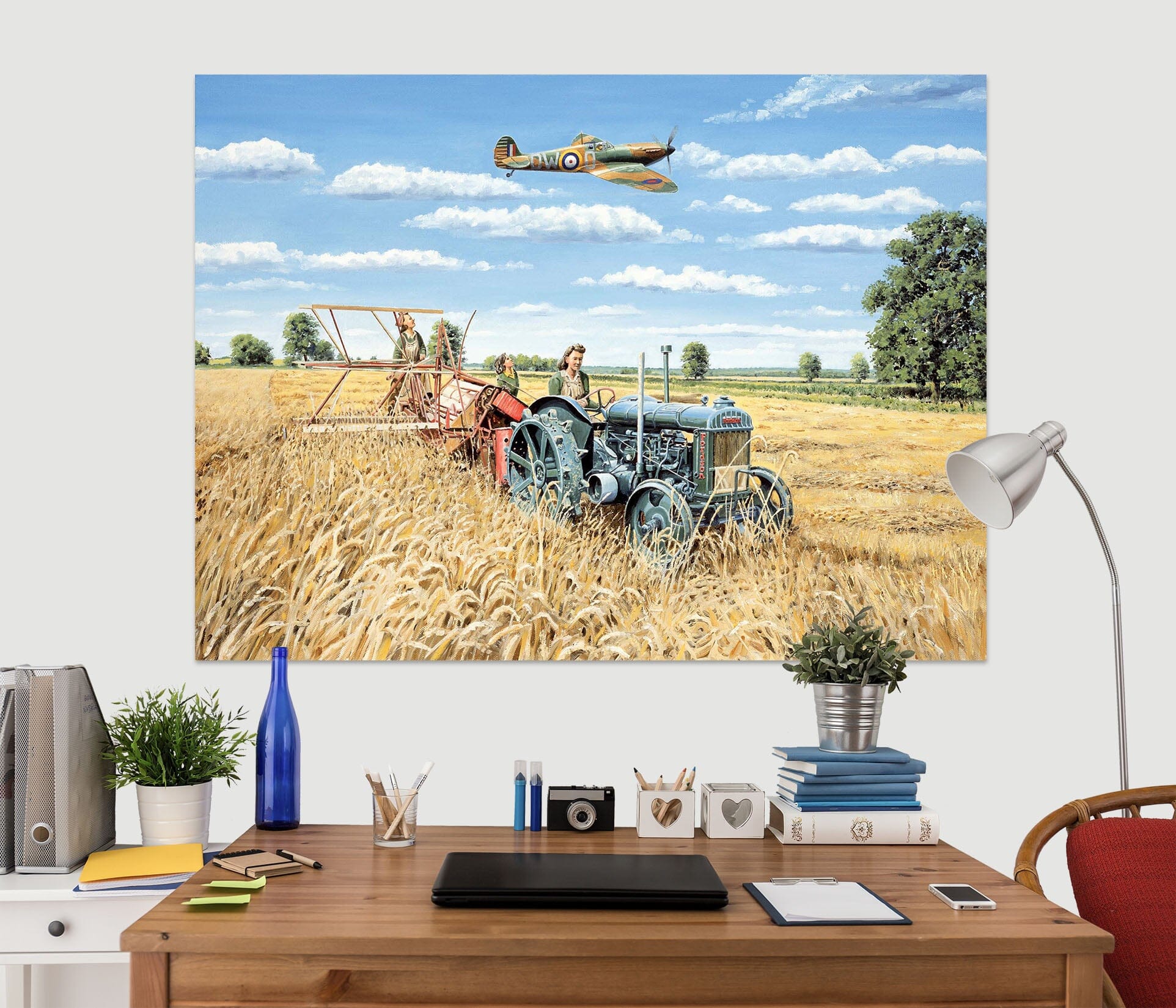 3D Harvesting Victory 039 Trevor Mitchell Wall Sticker Wallpaper AJ Wallpaper 2 