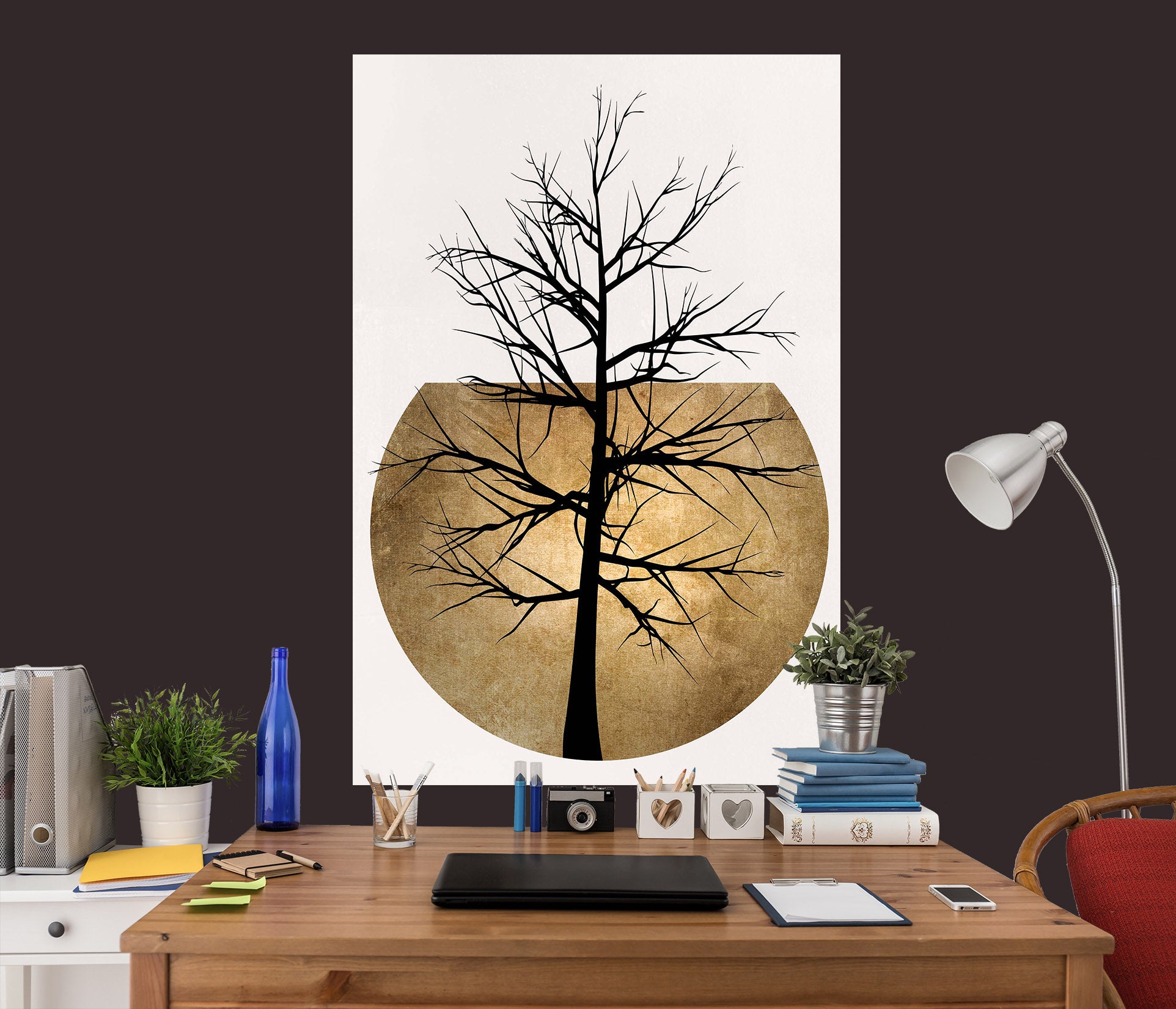 3D Dead Tree 155 Boris Draschoff Wall Sticker