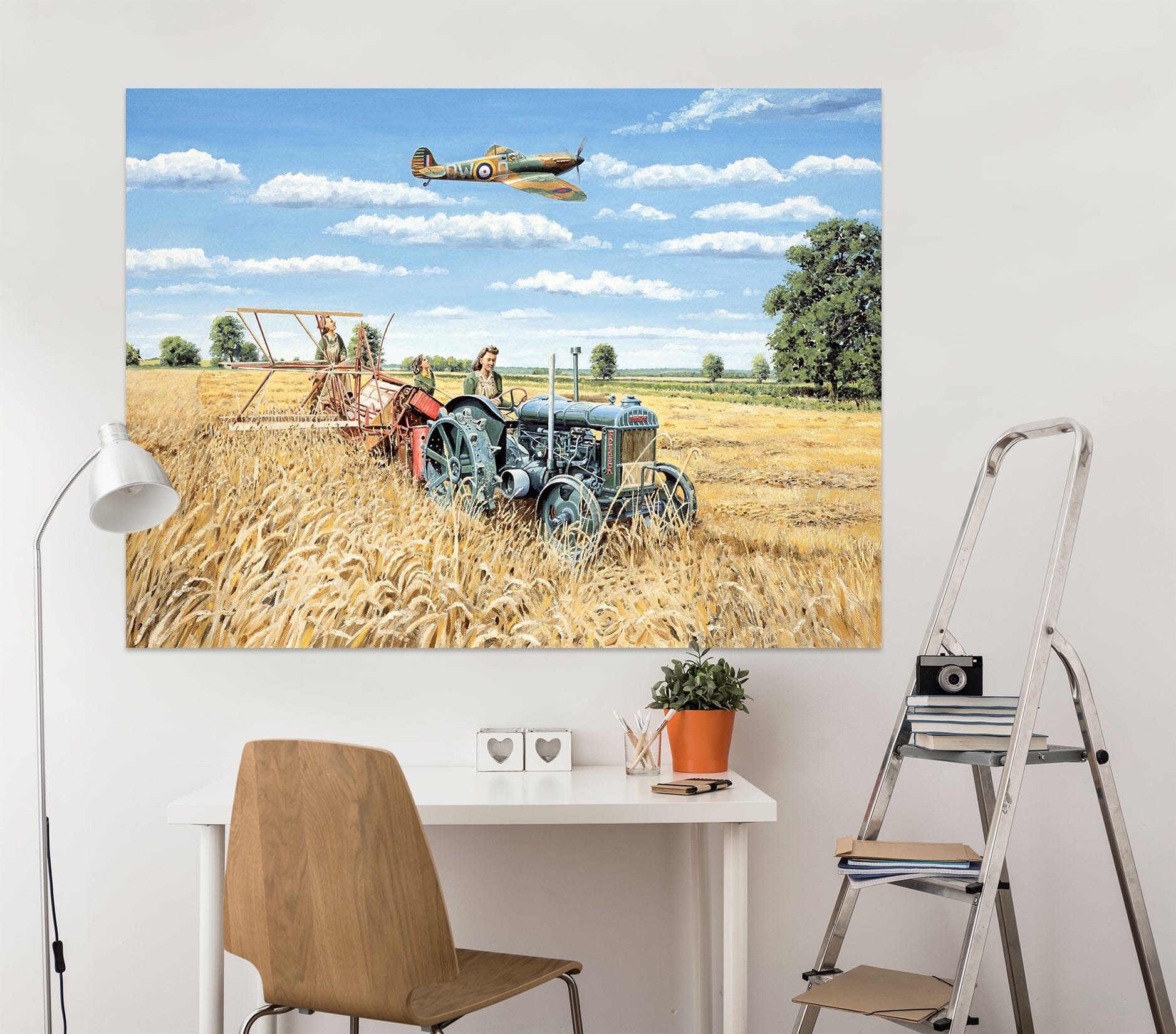 3D Harvesting Victory 039 Trevor Mitchell Wall Sticker Wallpaper AJ Wallpaper 2 