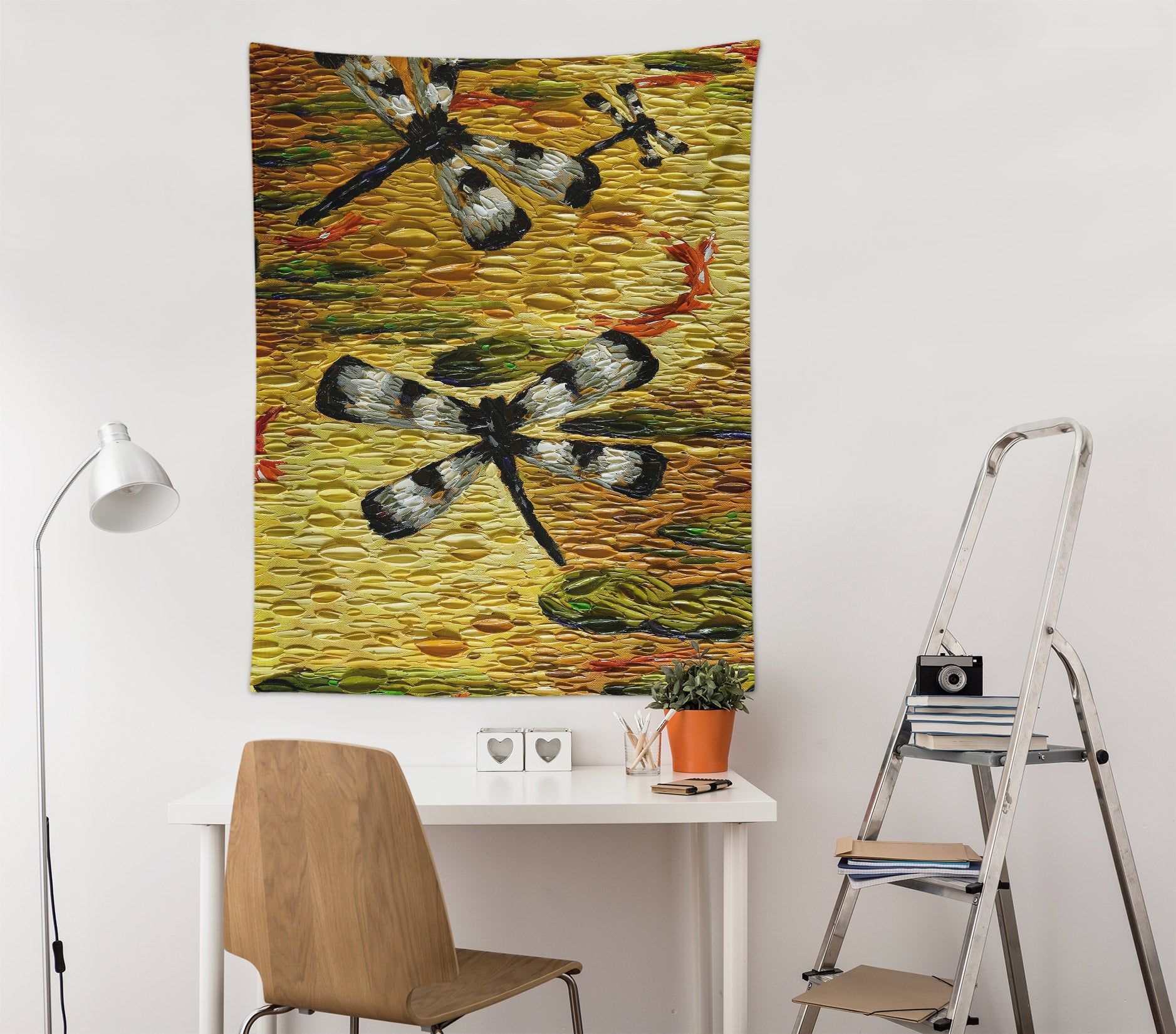 3D Dragonfly 11828 Dena Tollefson Tapestry Hanging Cloth Hang