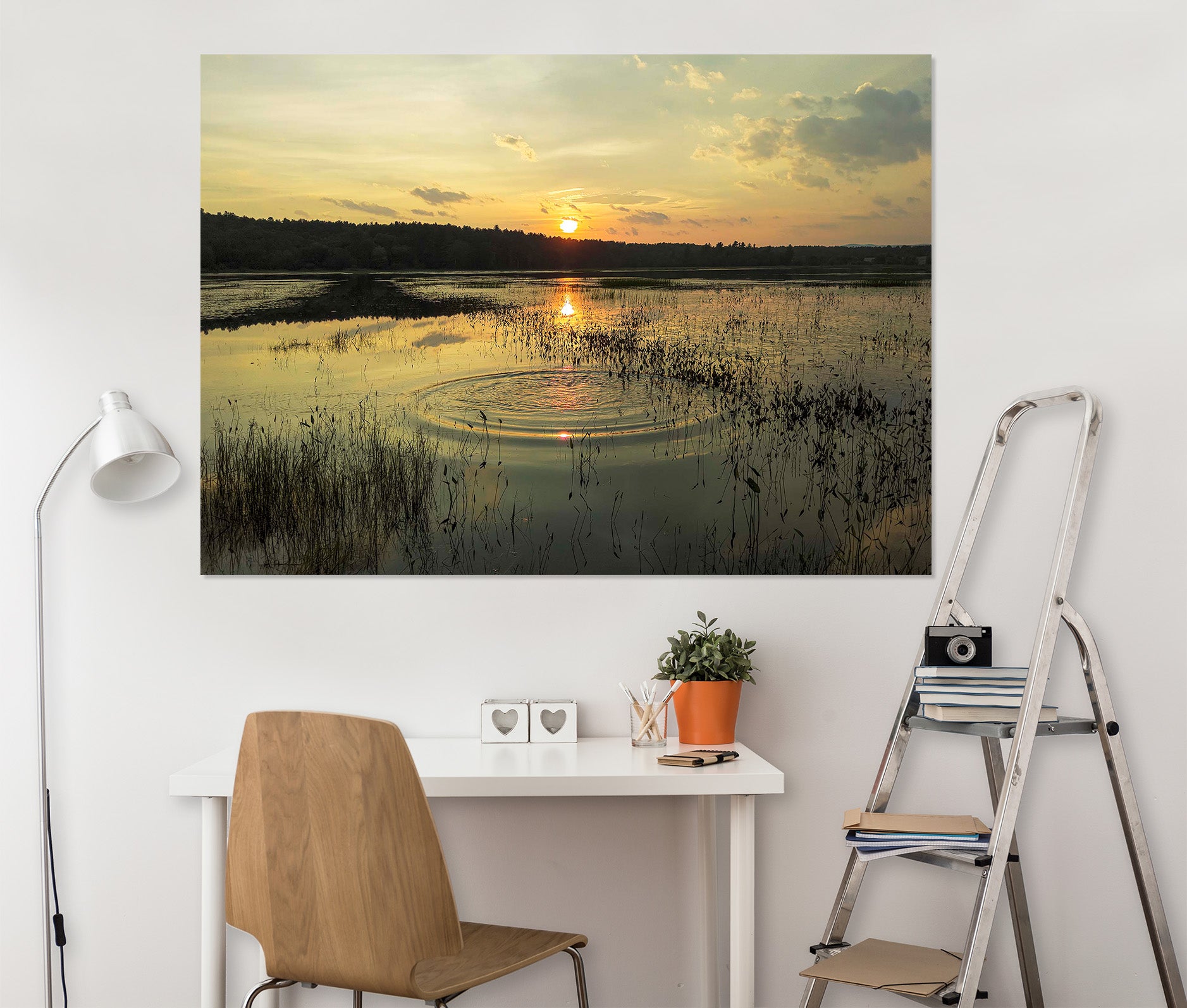 3D Sunset Steppe 109 Jerry LoFaro Wall Sticker