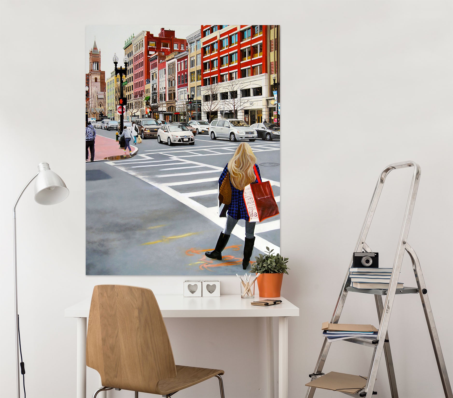 3D Road Pedestrian 110126 Matthew Holden Bates Wall Sticker