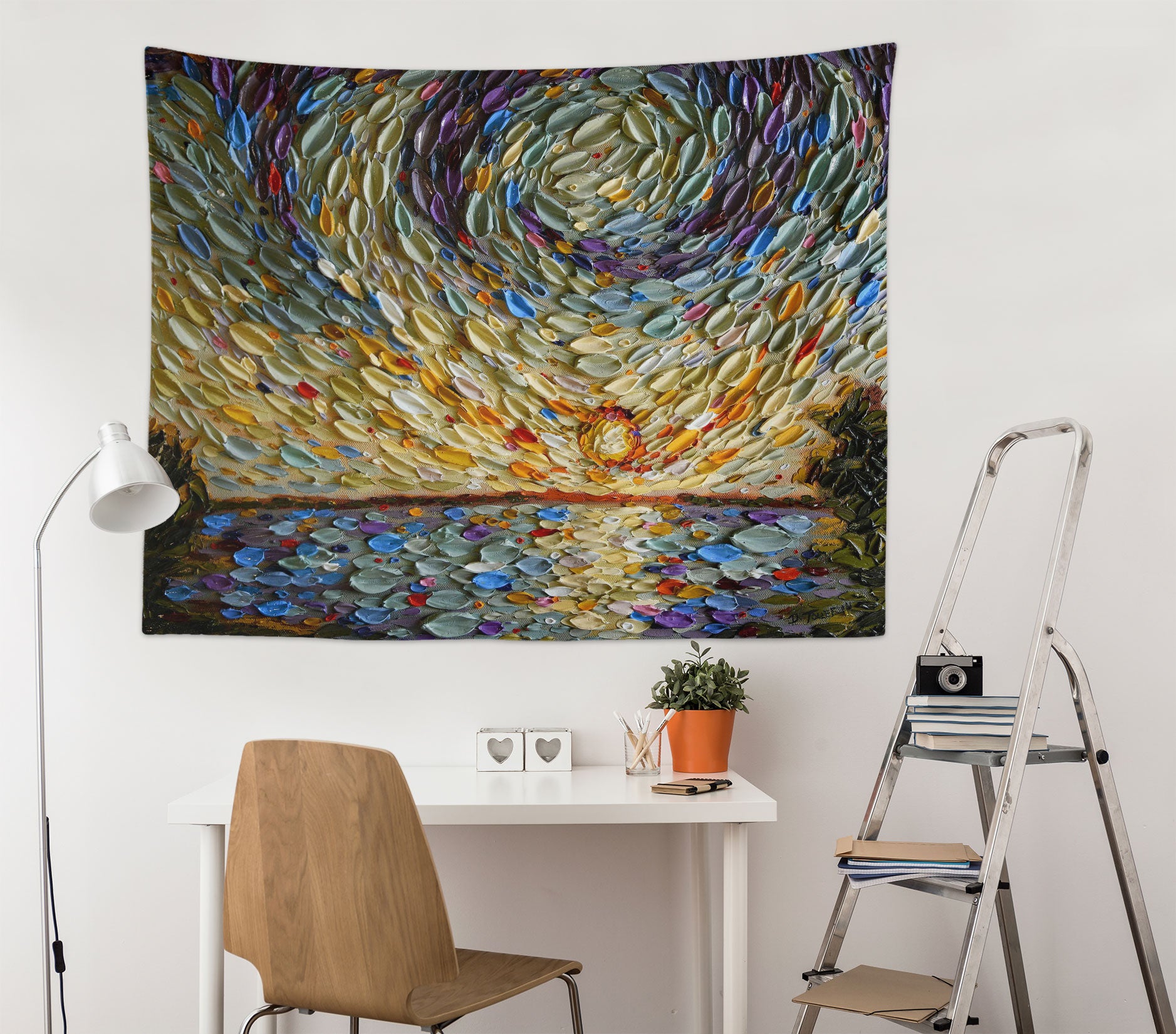 3D Lake Pattern Sky 11810 Dena Tollefson Tapestry Hanging Cloth Hang