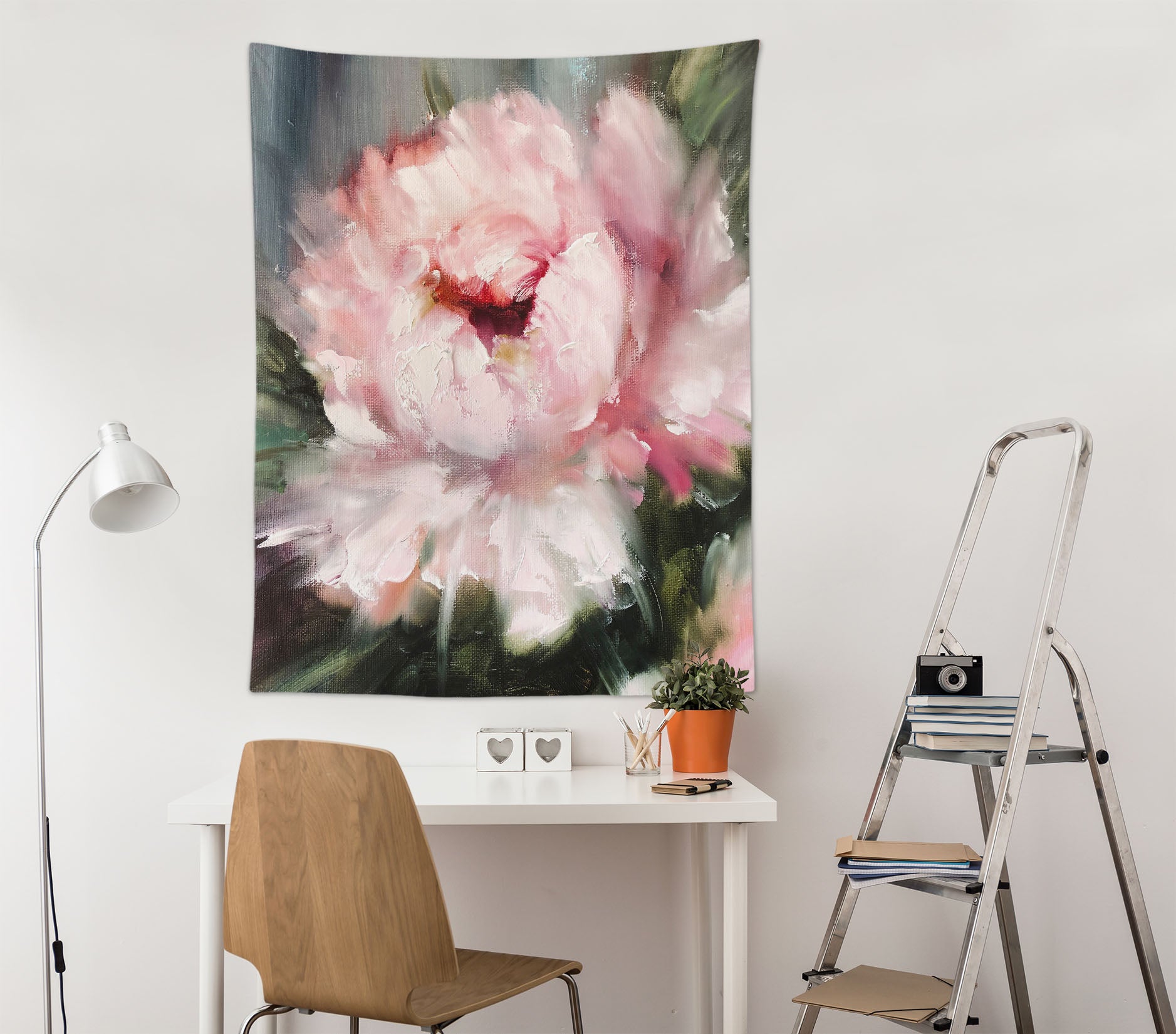 3D Pink Peony 3690 Skromova Marina Tapestry Hanging Cloth Hang