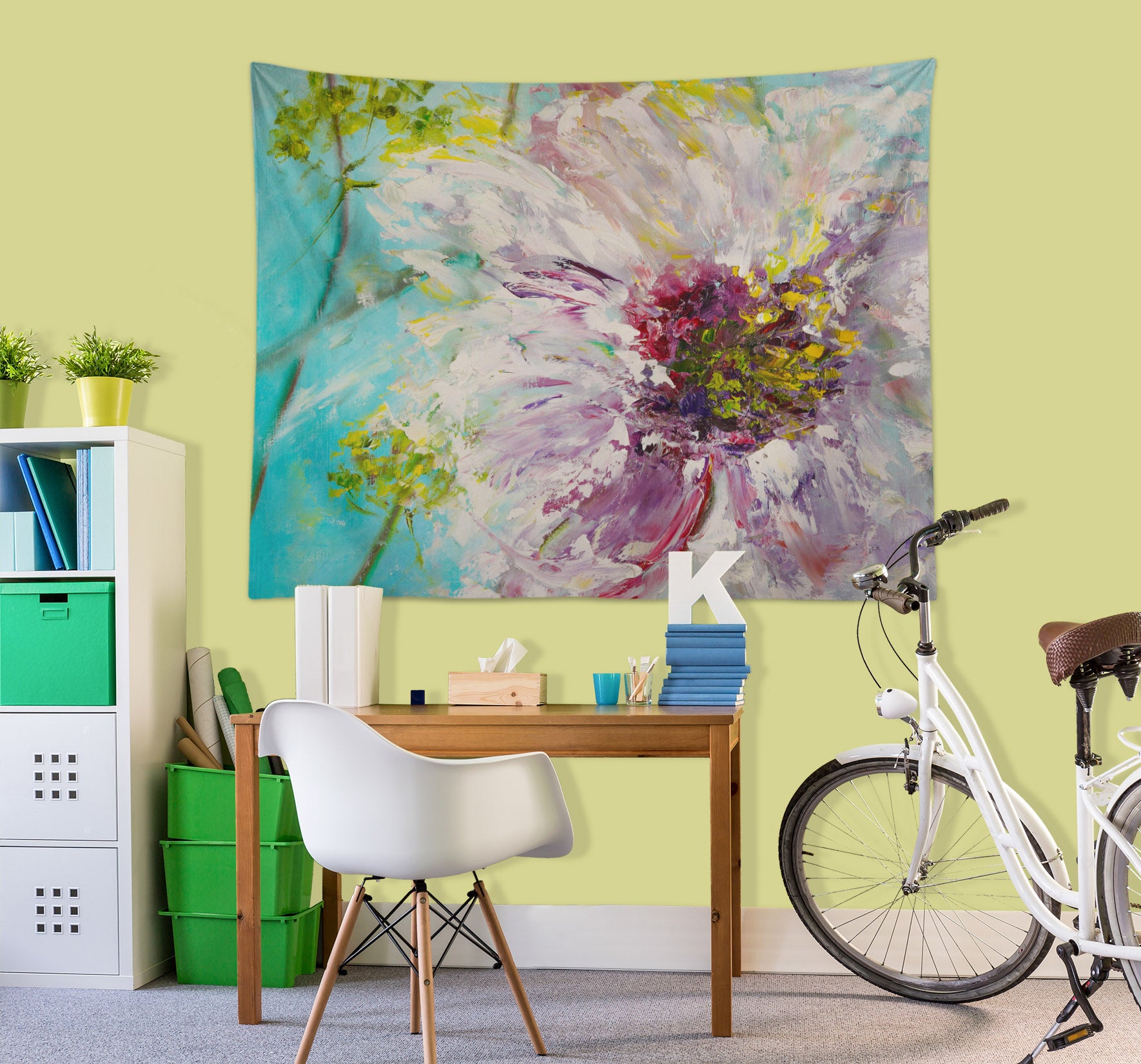 3D Colorful Flowers 3633 Skromova Marina Tapestry Hanging Cloth Hang