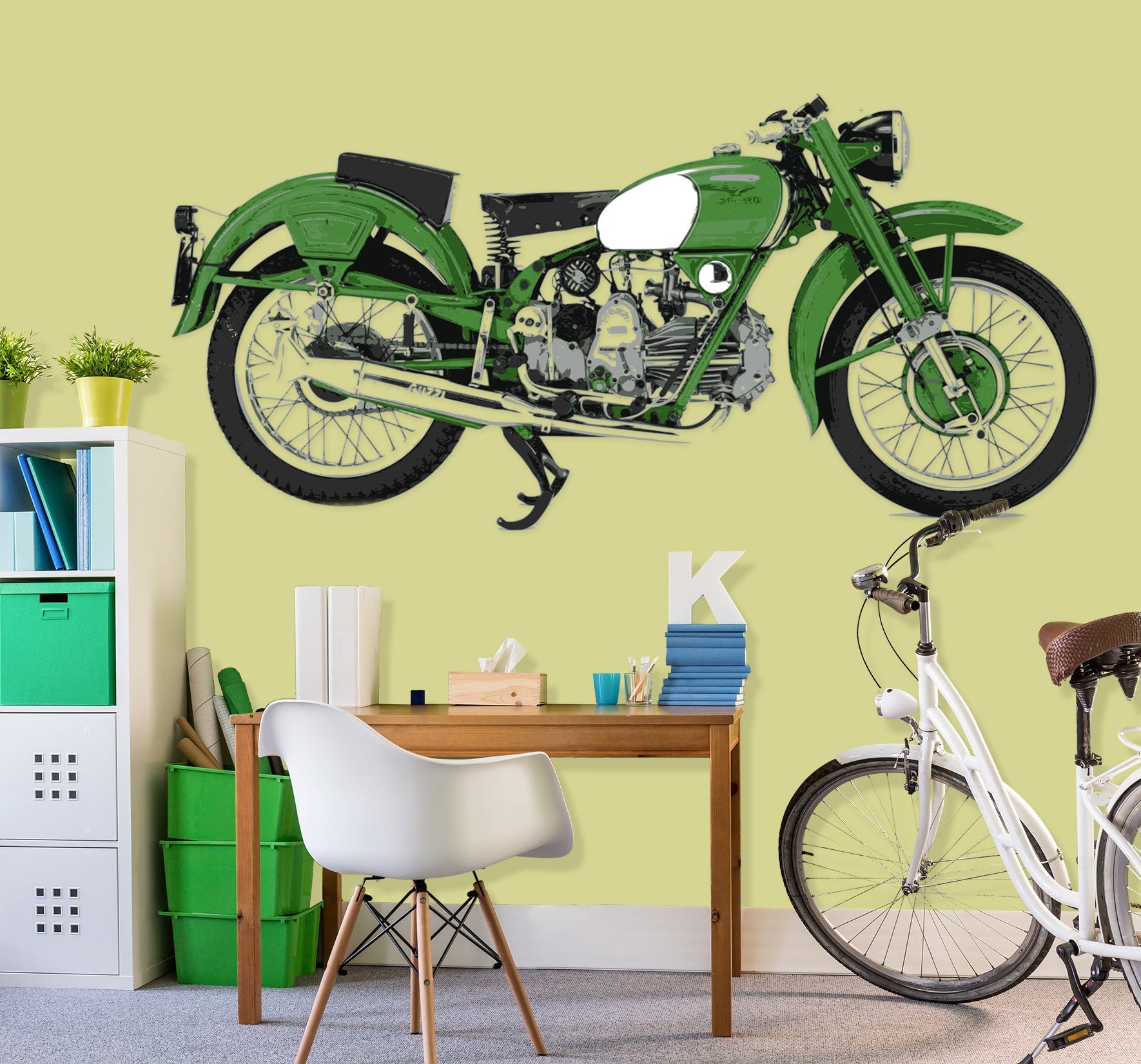 3D Motorbike 0203 Vehicles Wallpaper AJ Wallpaper 