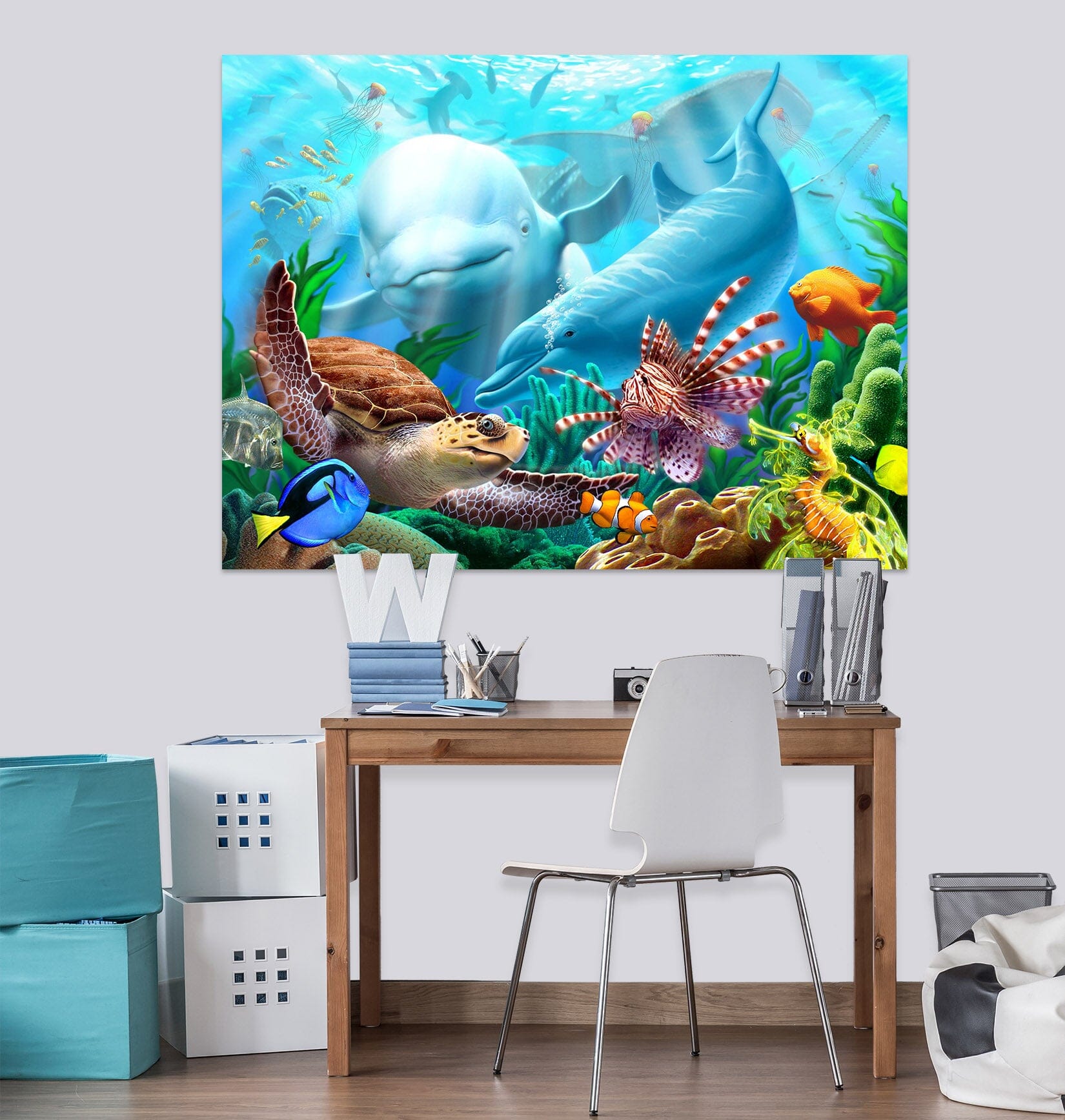 3D Seavilians 011 Jerry LoFaro Wall Sticker Wallpaper AJ Wallpaper 2 