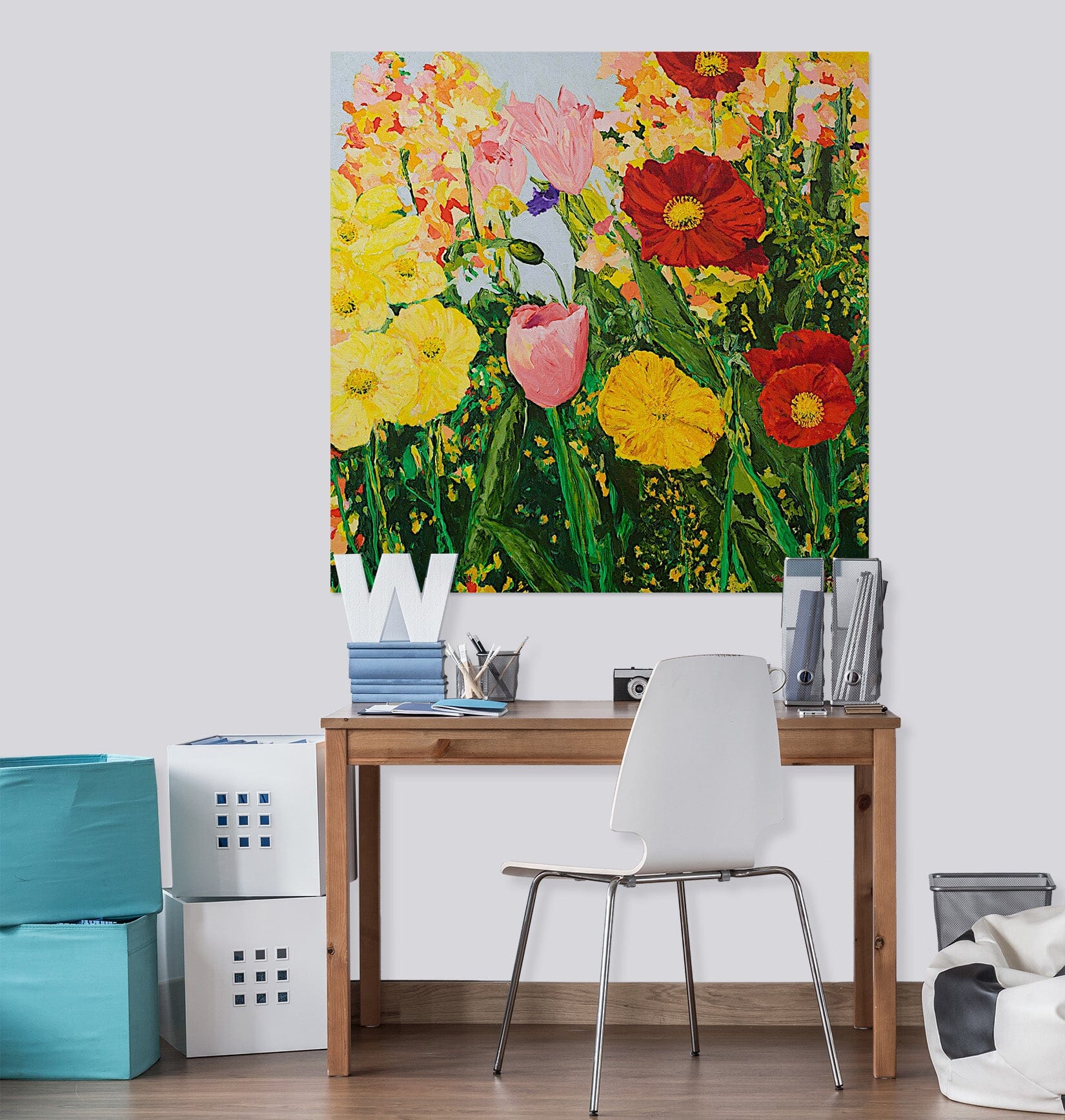 3D Color Flower 164 Allan P. Friedlander Wall Sticker Wallpaper AJ Wallpaper 2 