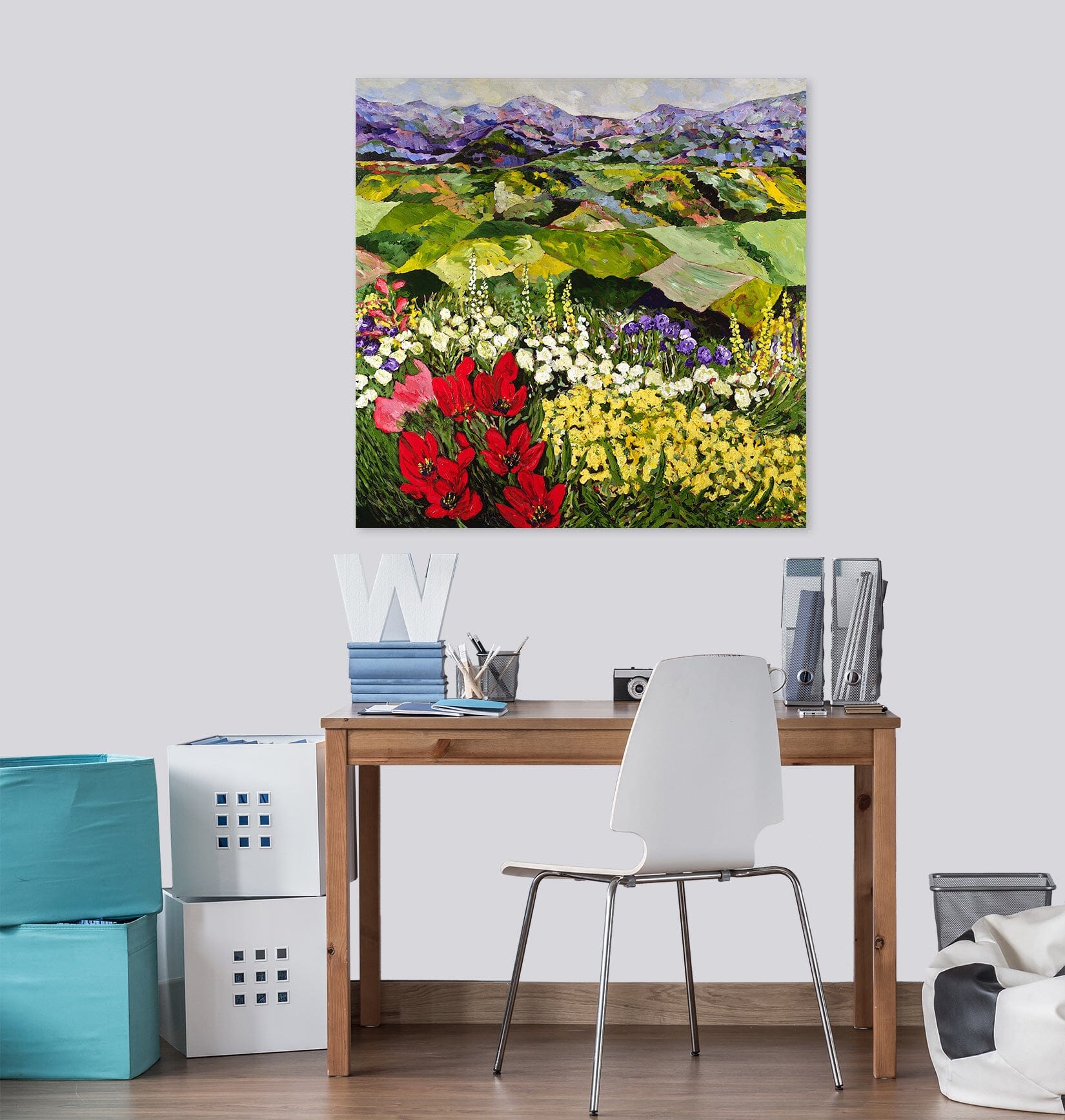 3D Mountaintop Wildflowers 141 Allan P. Friedlander Wall Sticker Wallpaper AJ Wallpaper 2 