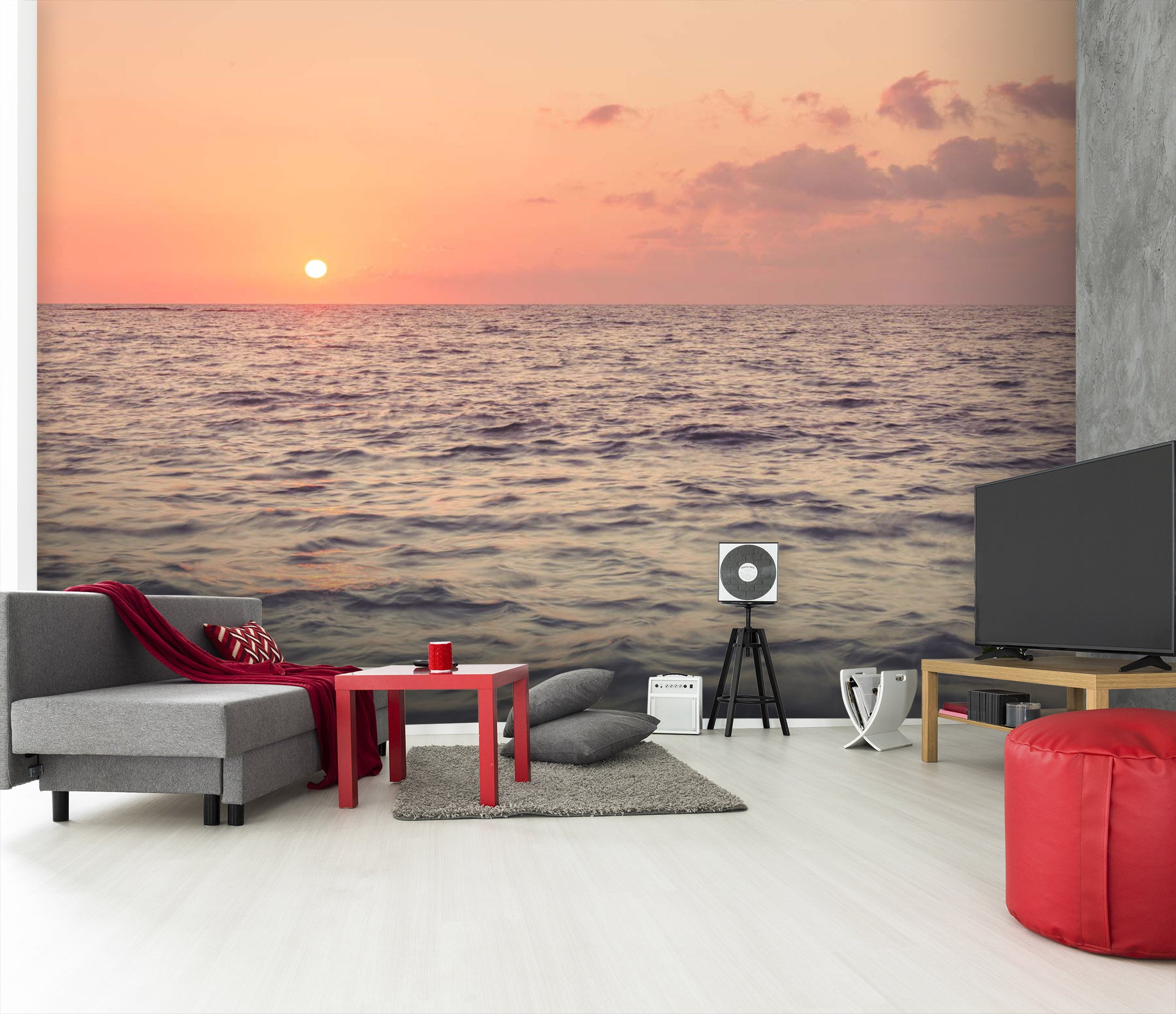 3D Solar Sea Level 036 Assaf Frank Wall Mural Wall Murals