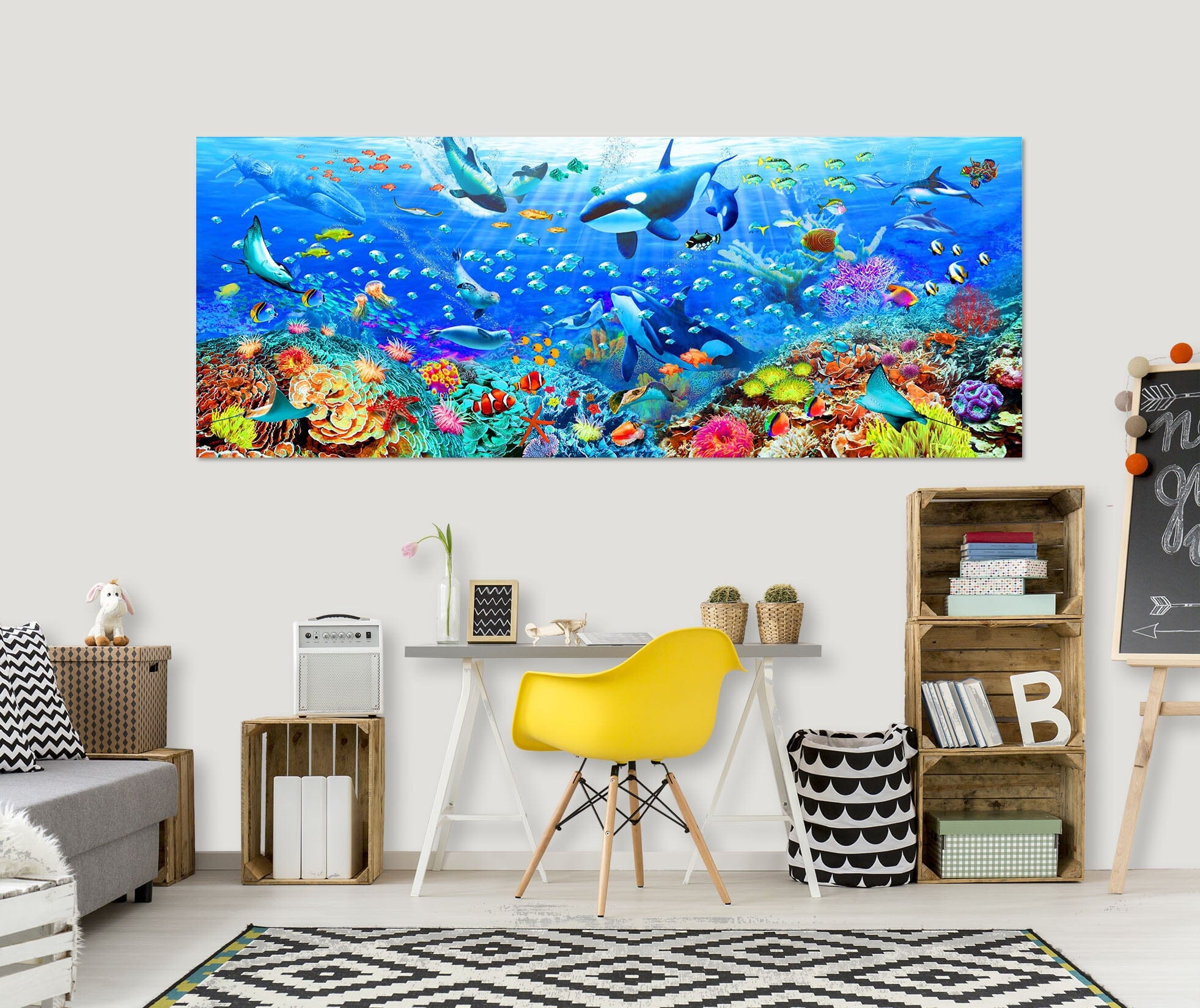 3D Ocean Panorama 008 Adrian Chesterman Wall Sticker Wallpaper AJ Wallpaper 2 