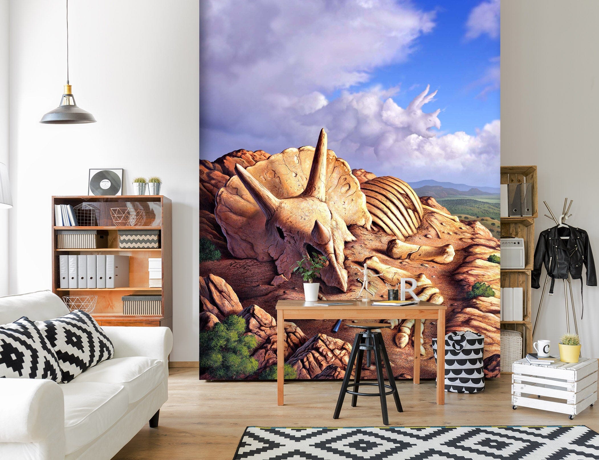 3D Dino Dig 1407 Jerry LoFaro Wall Mural Wall Murals Wallpaper AJ Wallpaper 2 