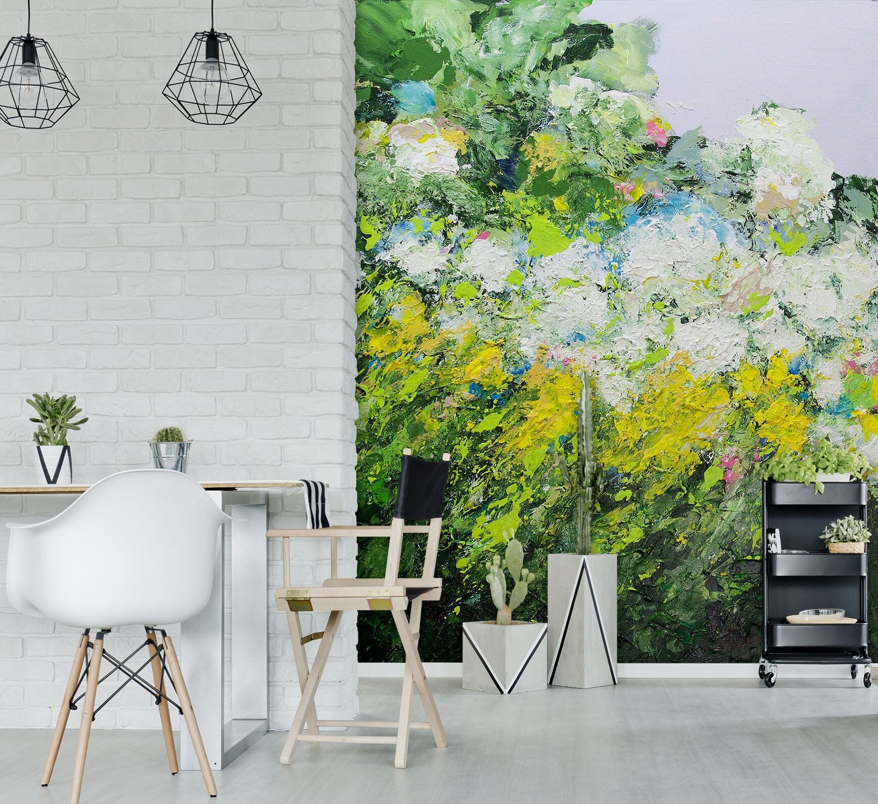 3D Oil Painting Flower 1402 Allan P. Friedlander Wall Mural Wall Murals Wallpaper AJ Wallpaper 2 