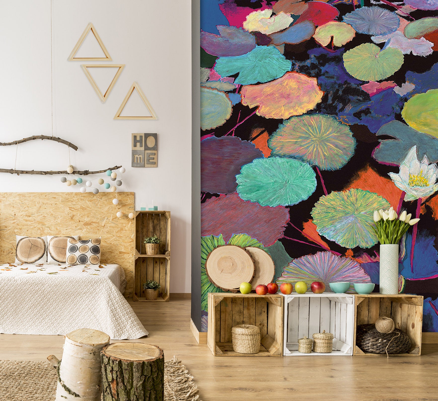 3D Lotus Bloom 289 Allan P. Friedlander Wall Mural Wall Murals