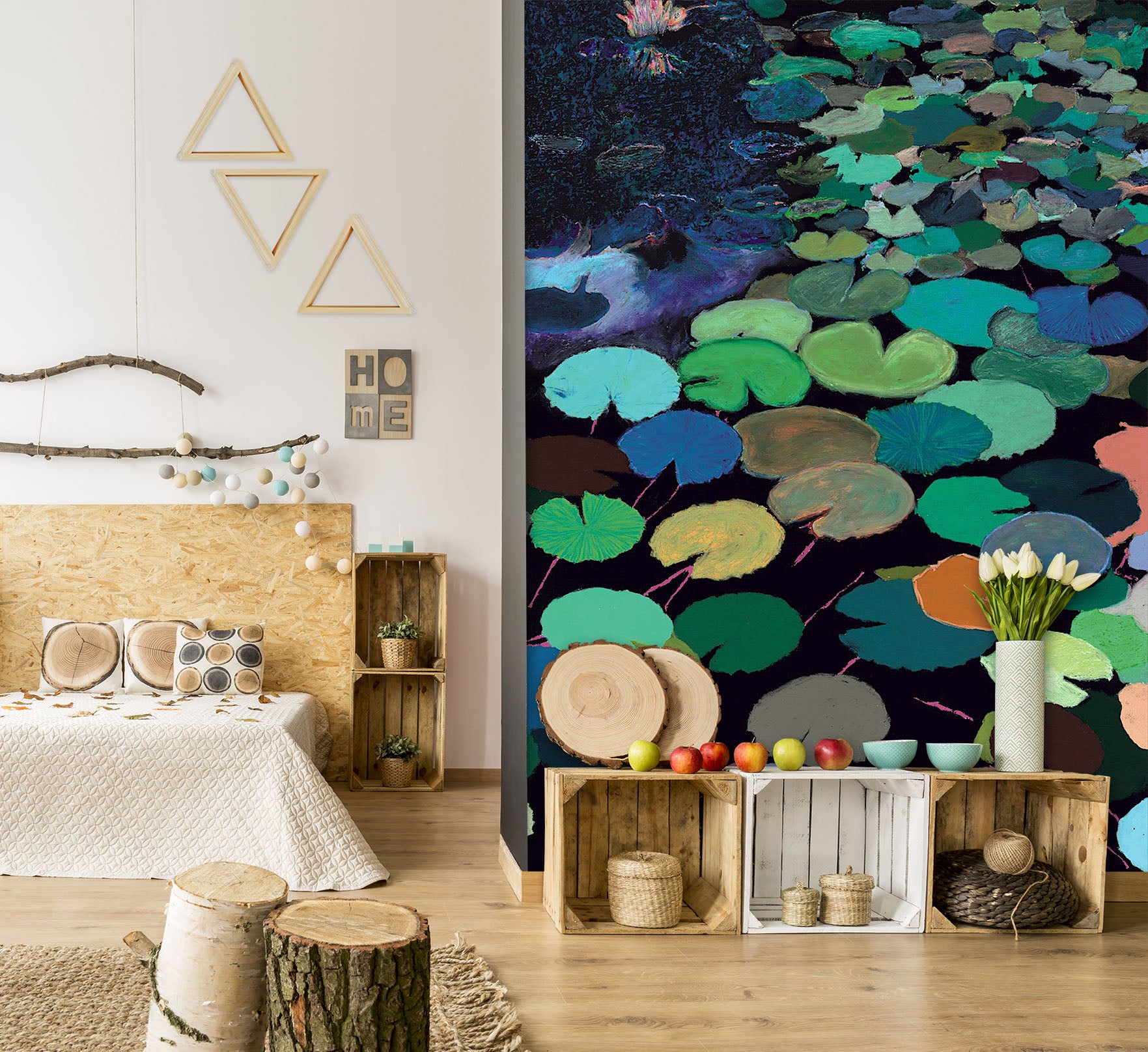 3D White Lotus 263 Allan P. Friedlander Wall Mural Wall Murals