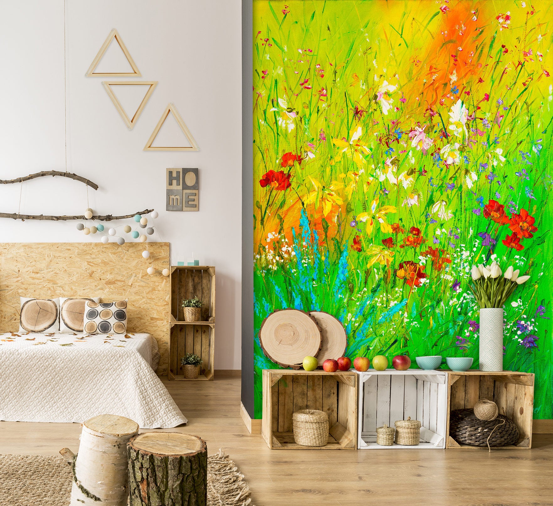 3D Cute Little Flower 186 Skromova Marina Wall Mural Wall Murals