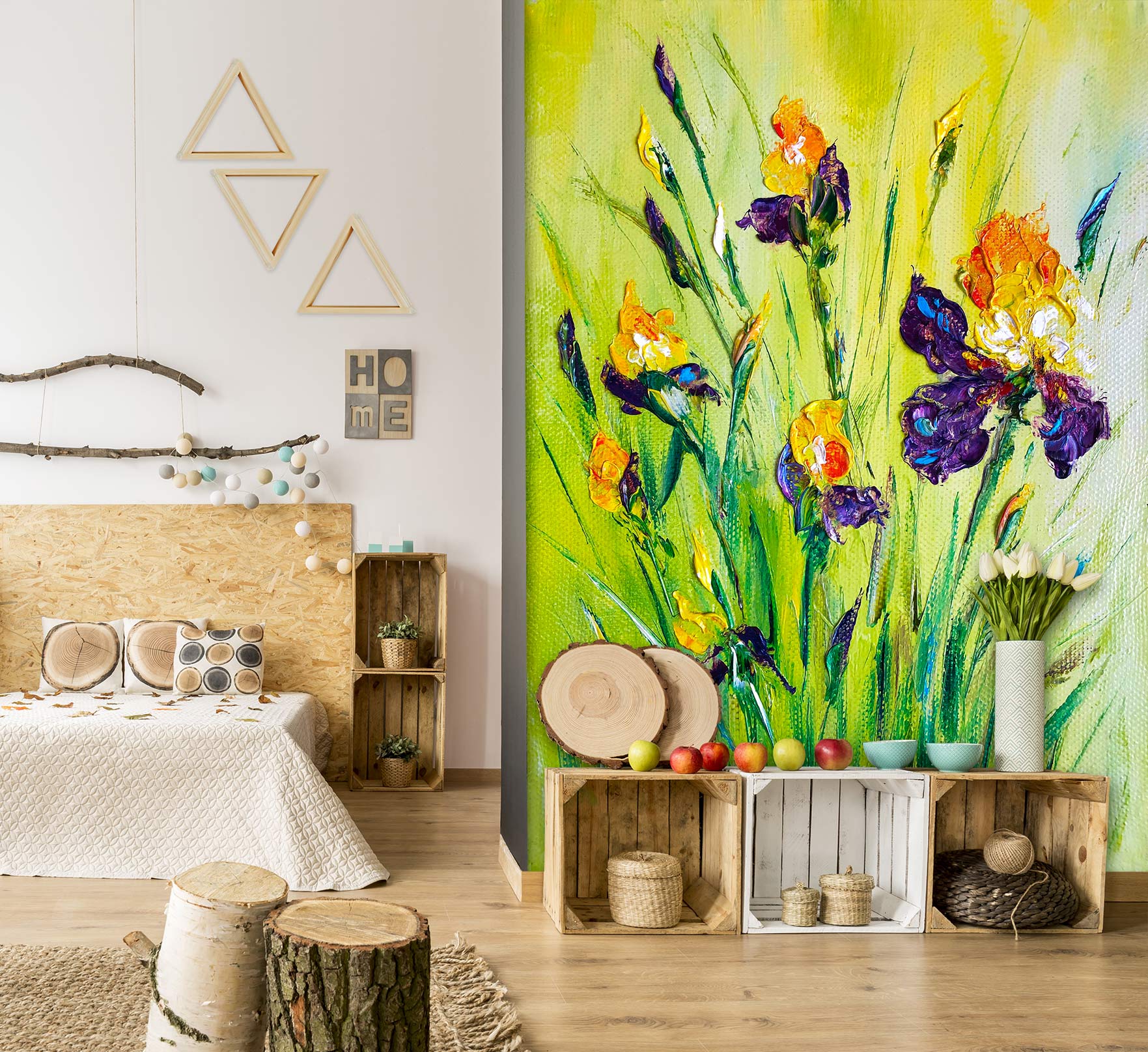 3D Flower Bud 170 Skromova Marina Wall Mural Wall Murals