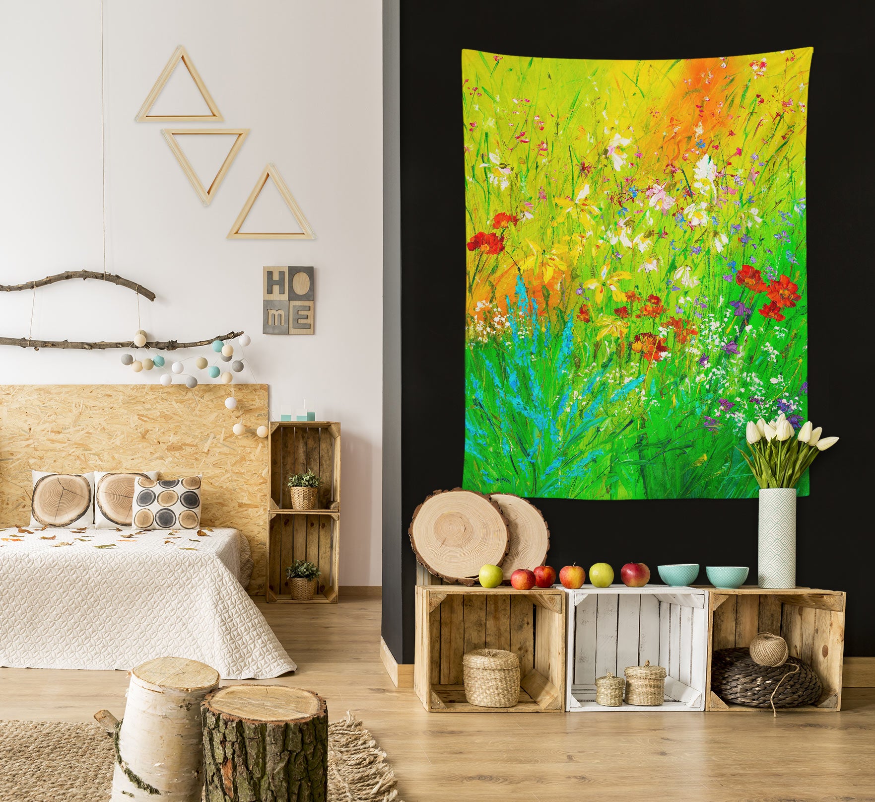 3D Green Grass 3486 Skromova Marina Tapestry Hanging Cloth Hang