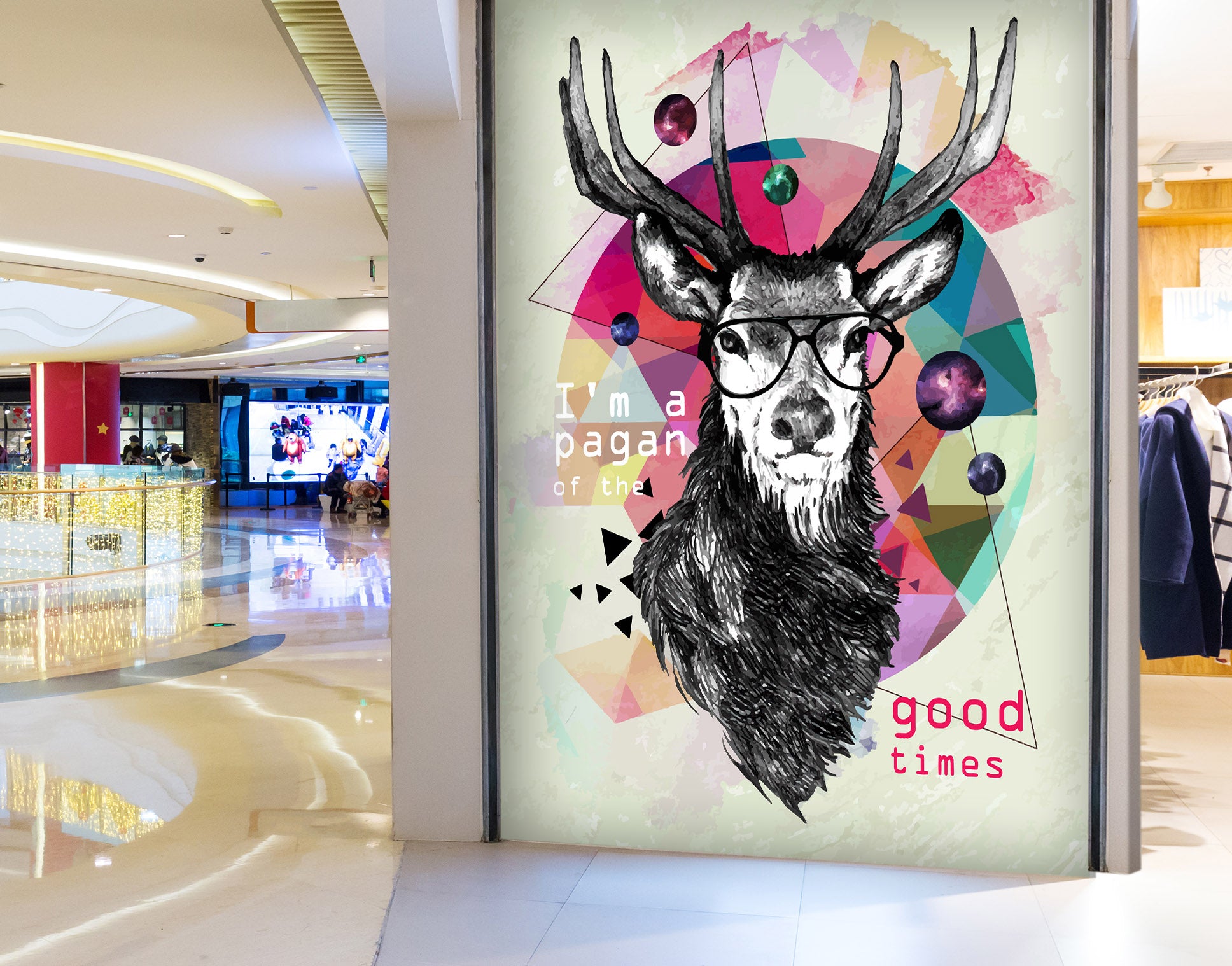 3D Goat Glasses 149 Wall Murals Wallpaper AJ Wallpaper 2 