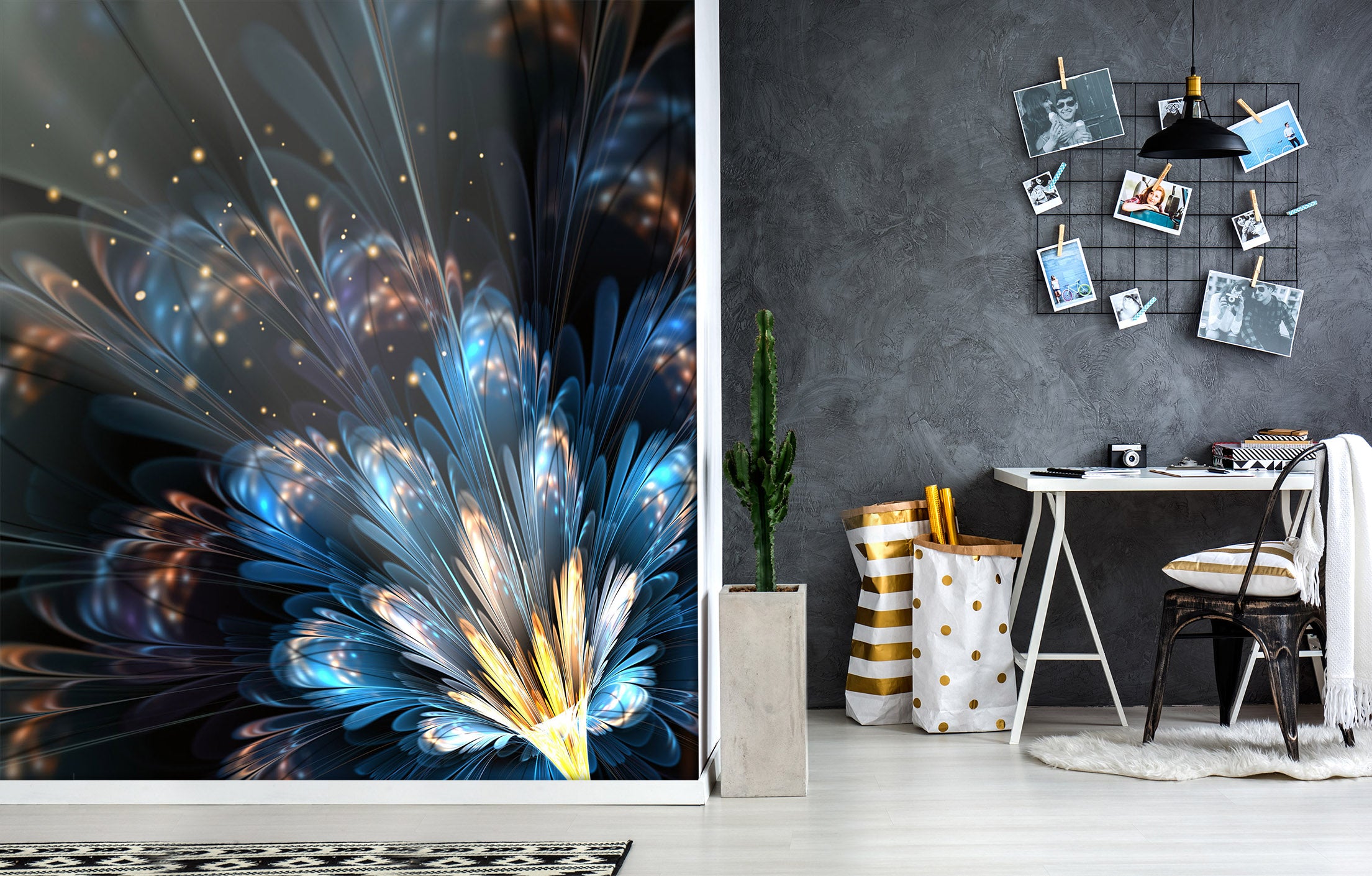 3D Color Firework 2022 Wall Murals