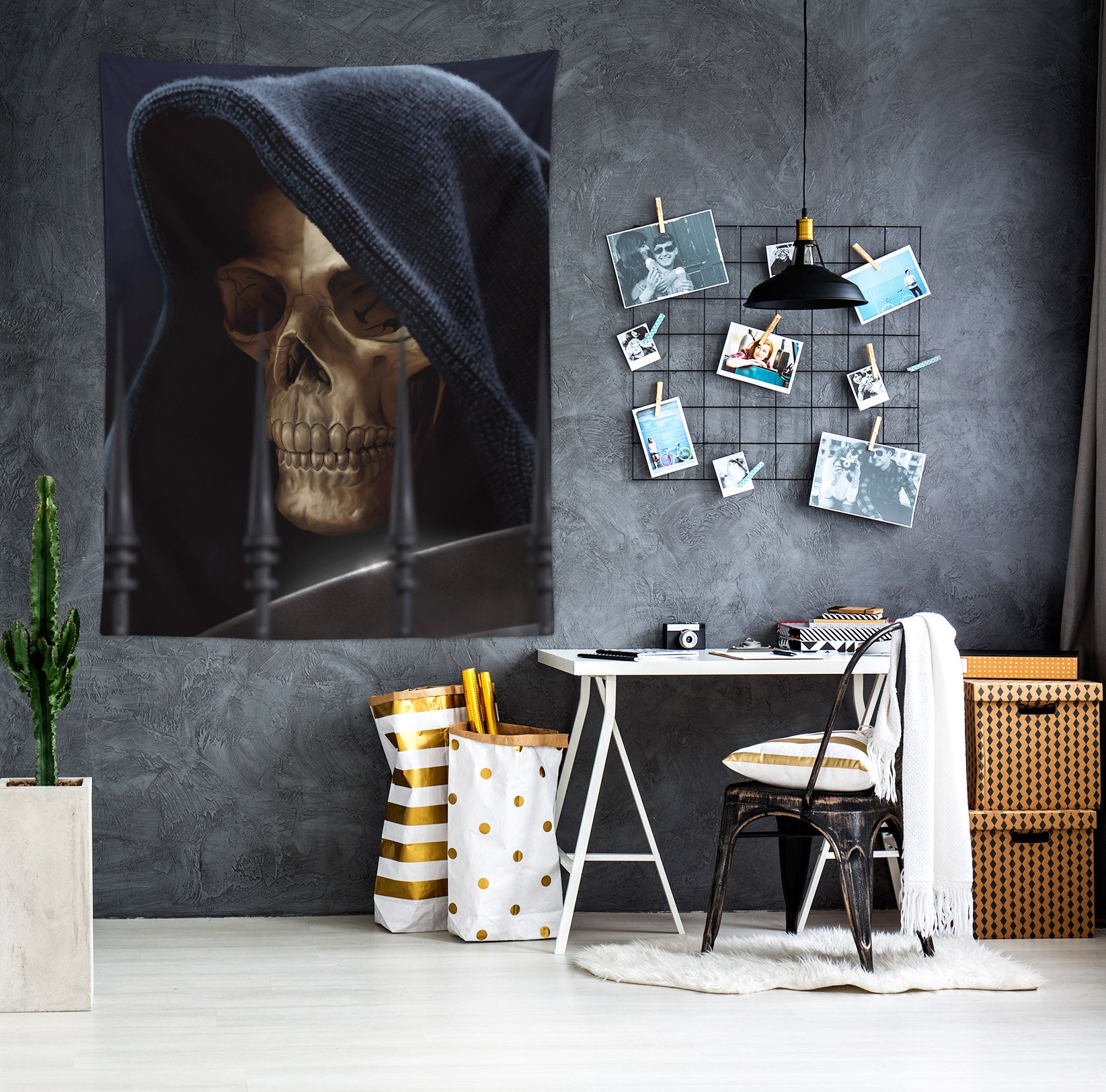 3D Skeleton 121178 Tom Wood Tapestry Hanging Cloth Hang