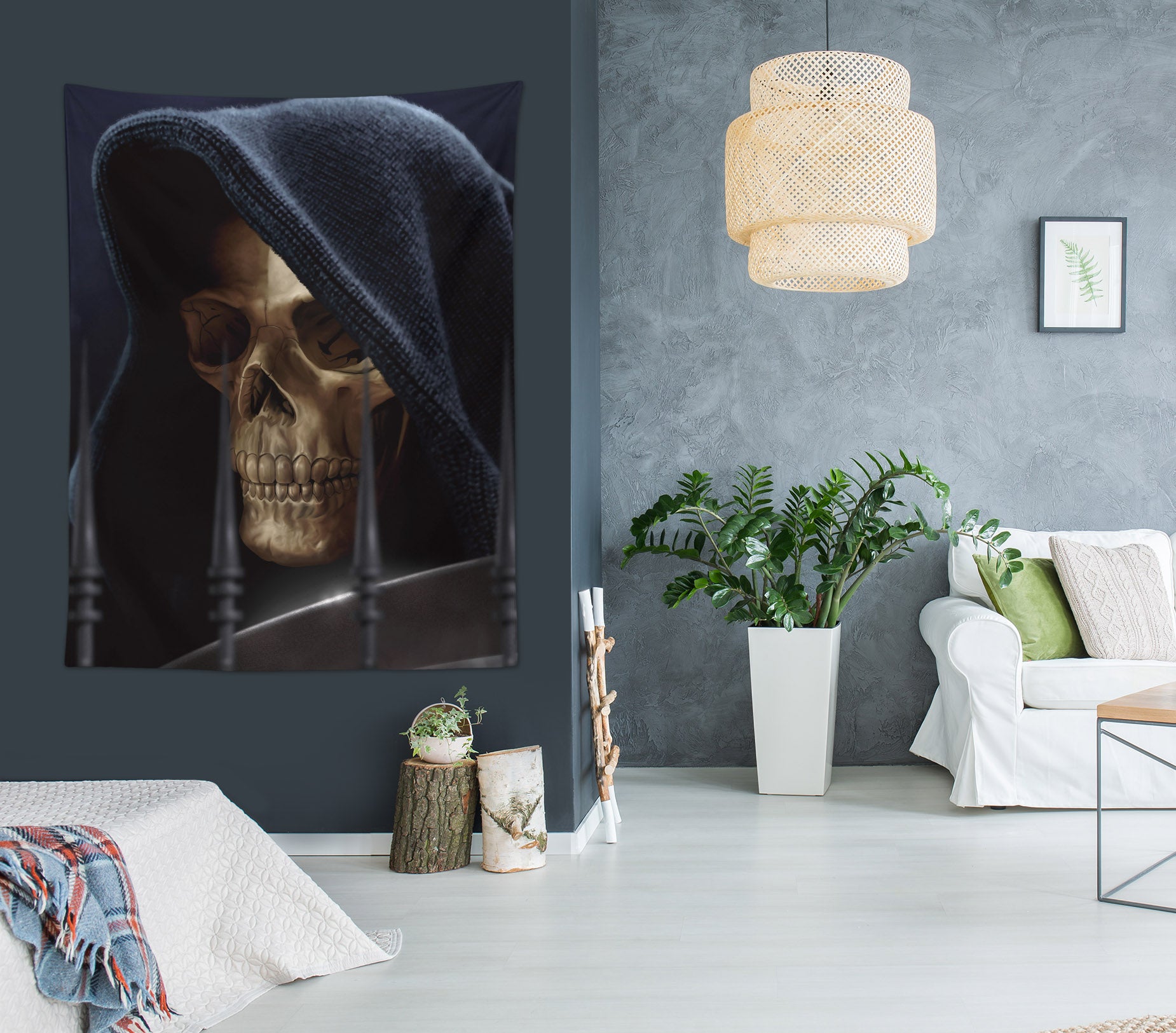 3D Skeleton 121178 Tom Wood Tapestry Hanging Cloth Hang