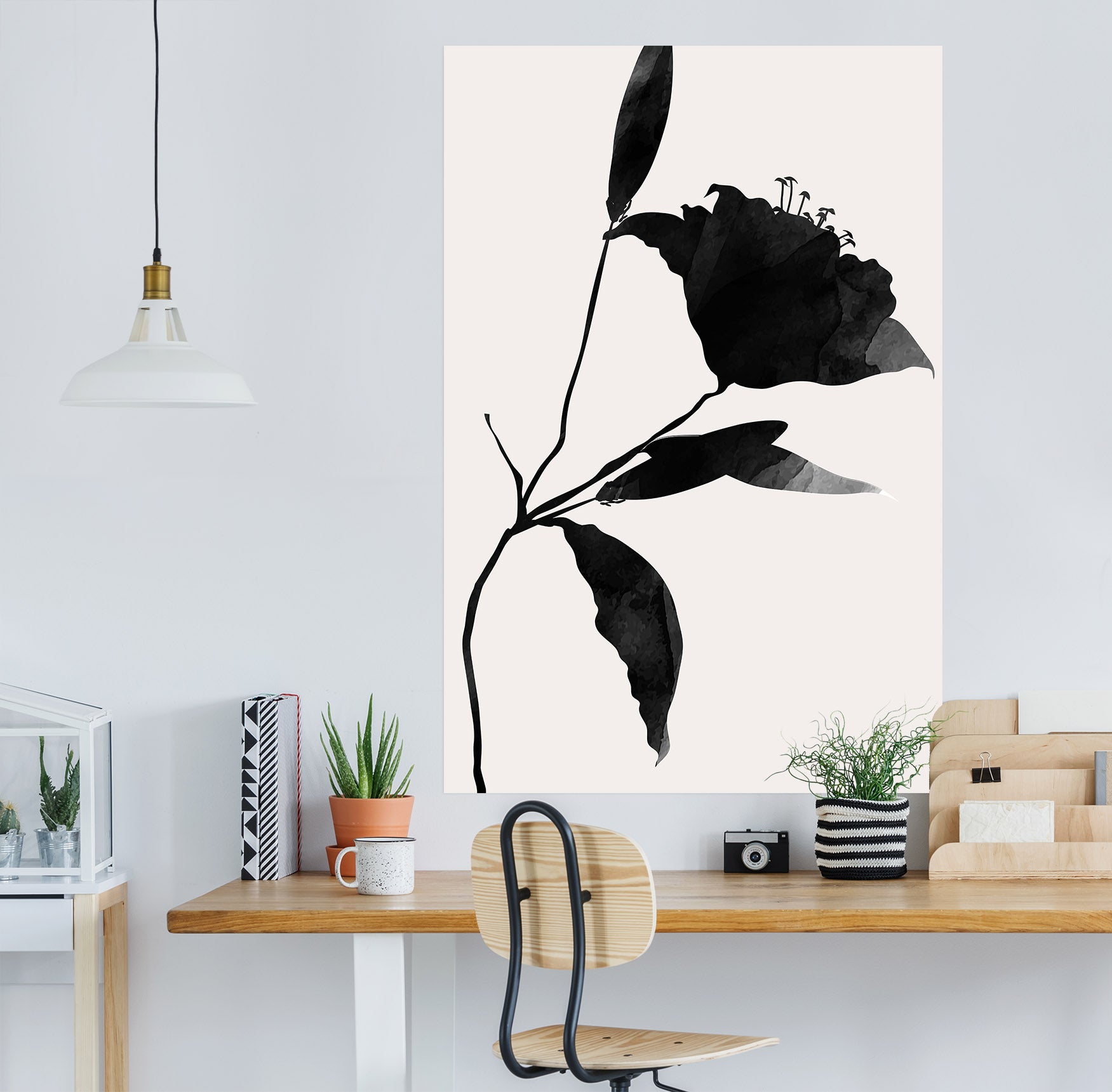 3D Withered Flower 189 Boris Draschoff Wall Sticker