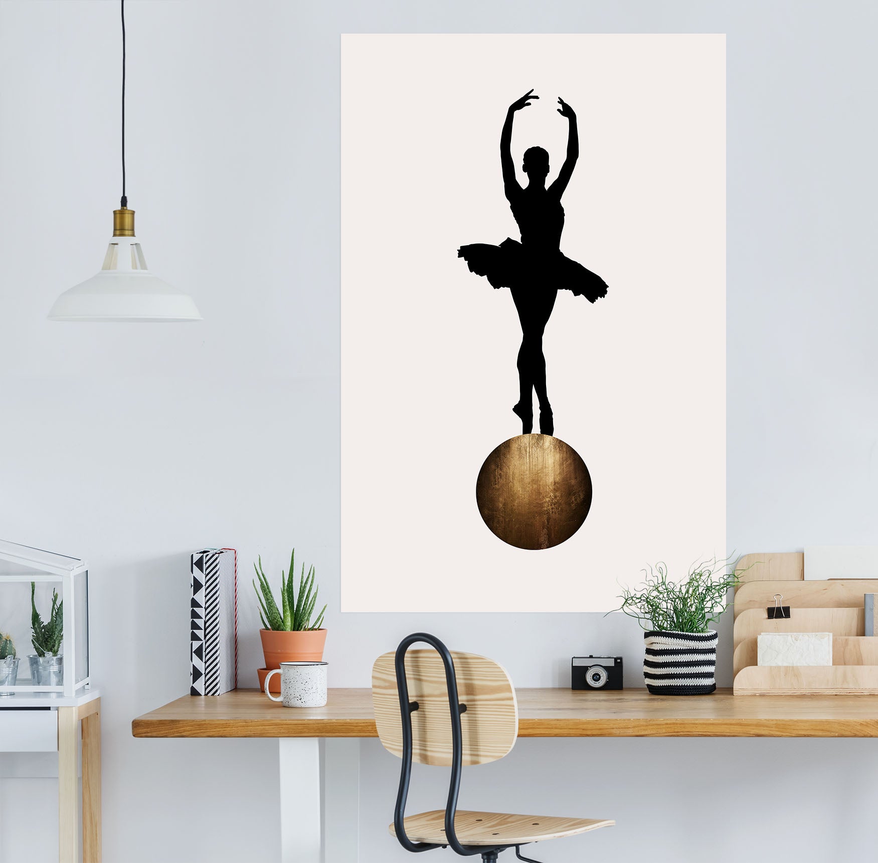 3D Dance Girl 201 Boris Draschoff Wall Sticker